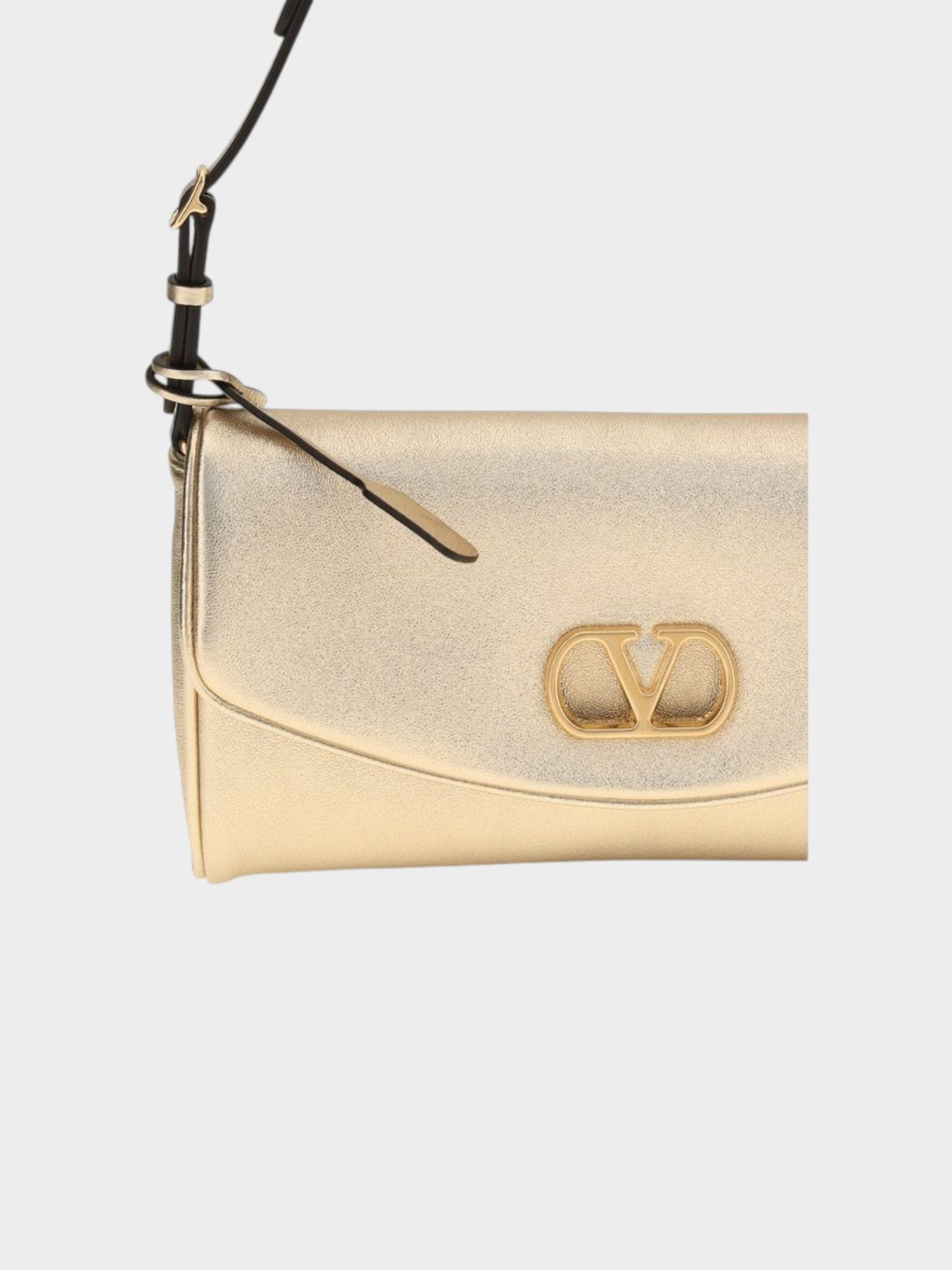 Valentino Garavani Gold Lamb Ovis Aries Aries Clutch Bag-thumbmail-4
