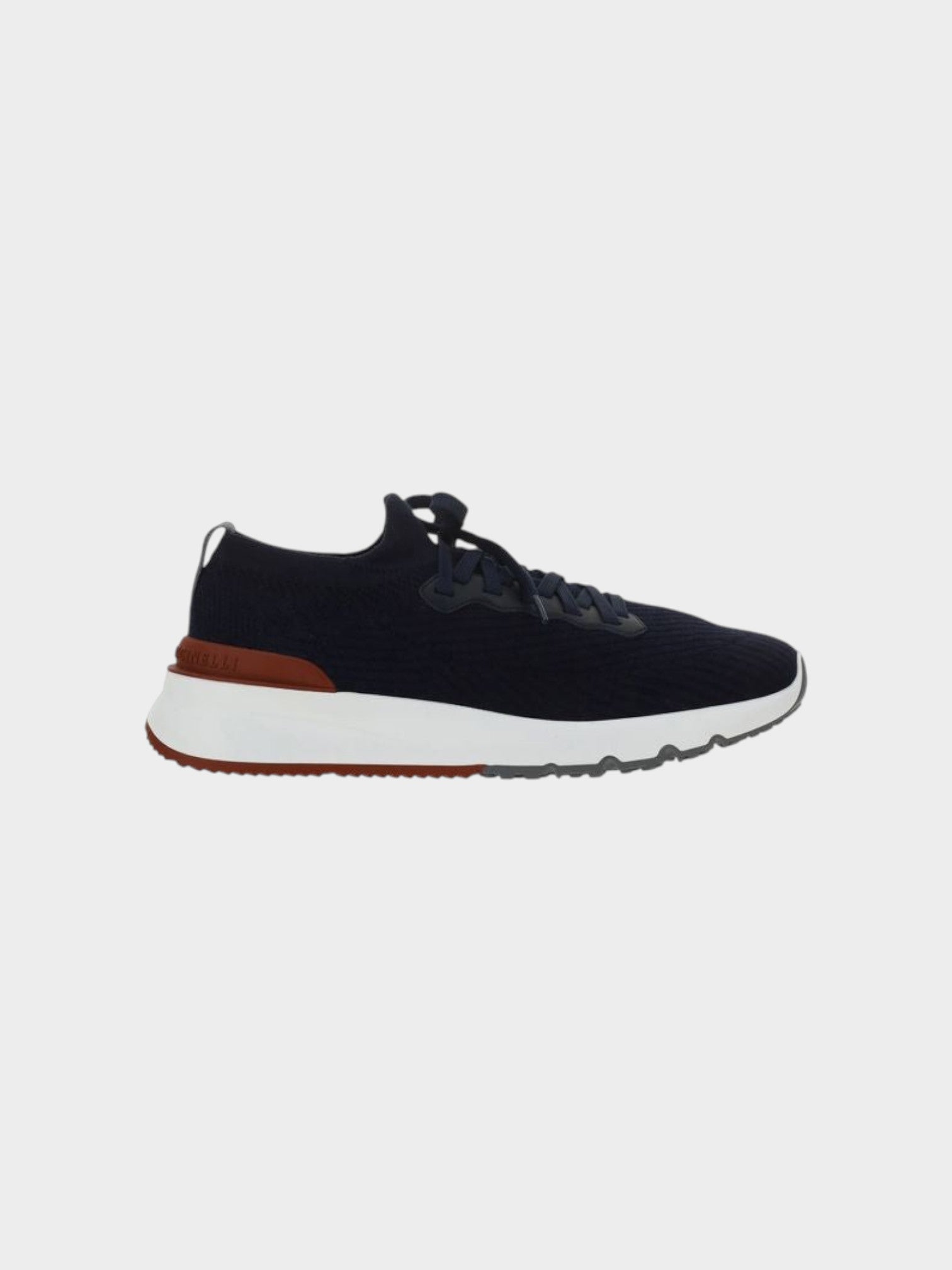 Brunello Cucinelli Blue Cotton Low Top Sneakers