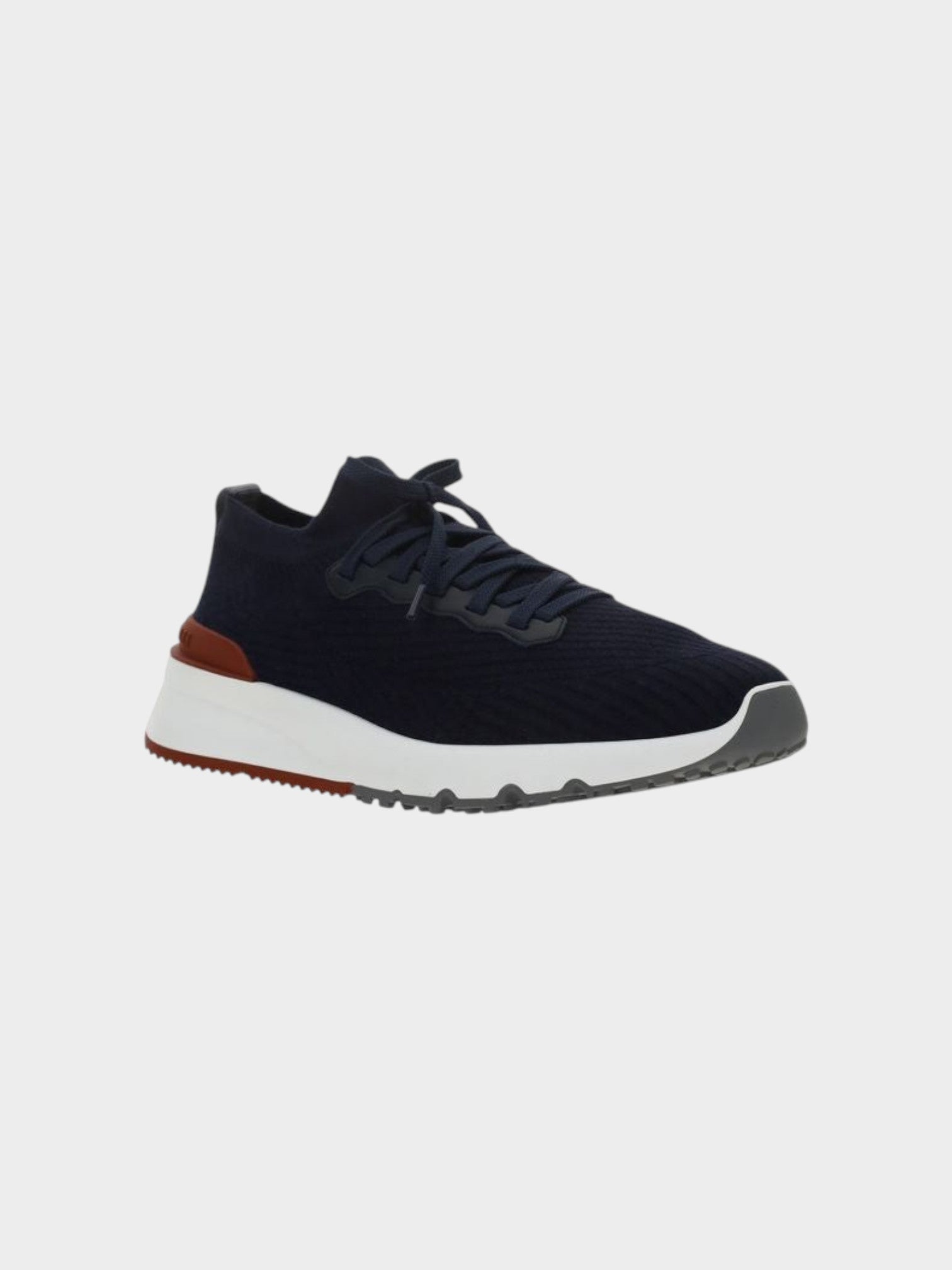 Brunello Cucinelli Blue Cotton Low Top Sneakers-thumbmail-2
