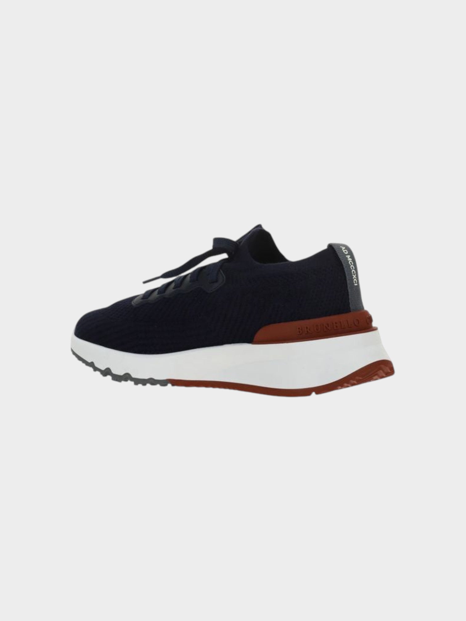 Brunello Cucinelli Blue Cotton Low Top Sneakers-thumbmail-3