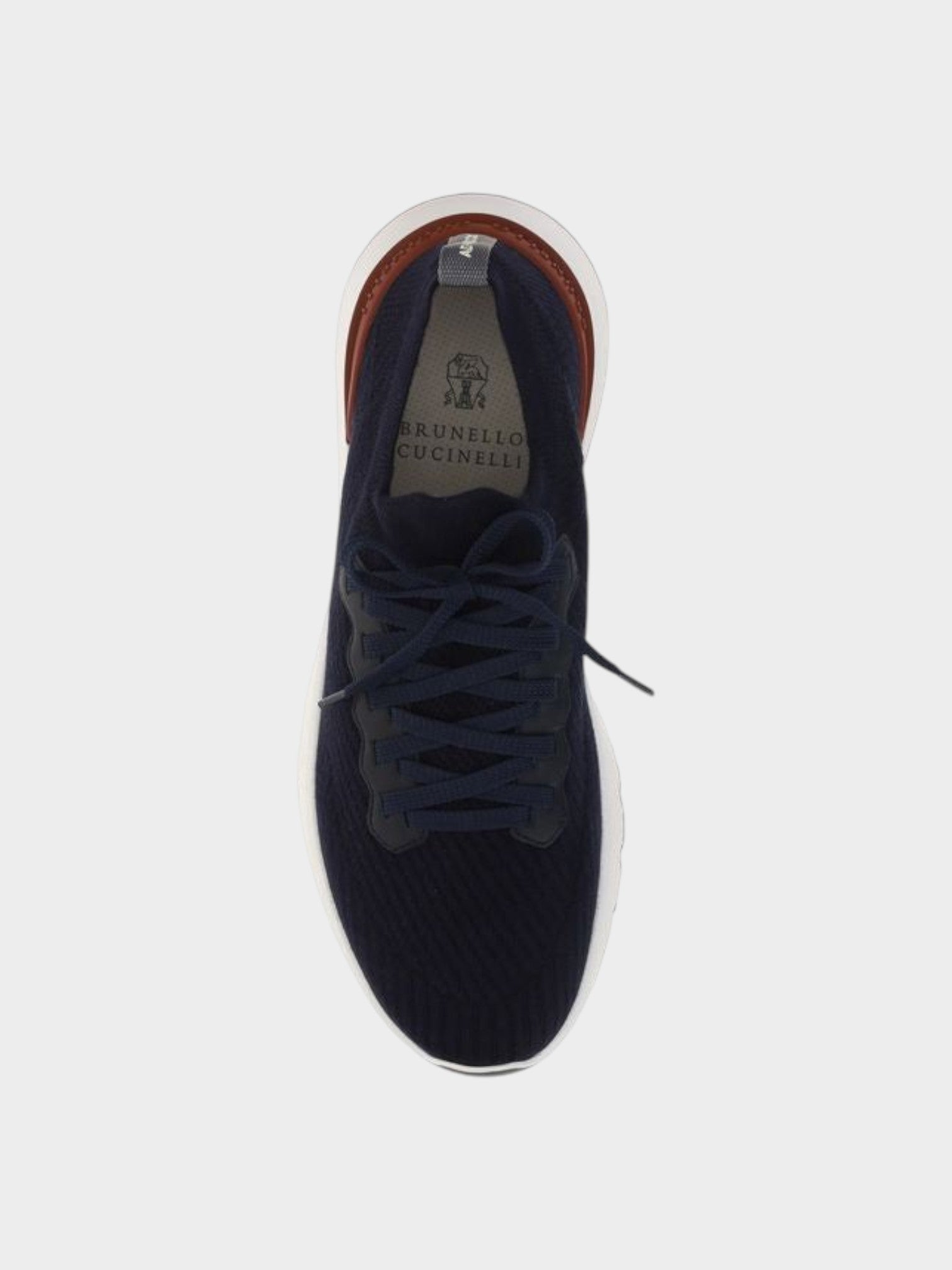 Brunello Cucinelli Blue Cotton Low Top Sneakers-thumbmail-4
