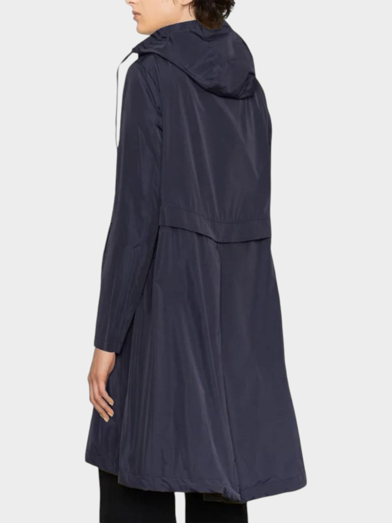 Herno Blue Polyester Coat-thumbmail-3