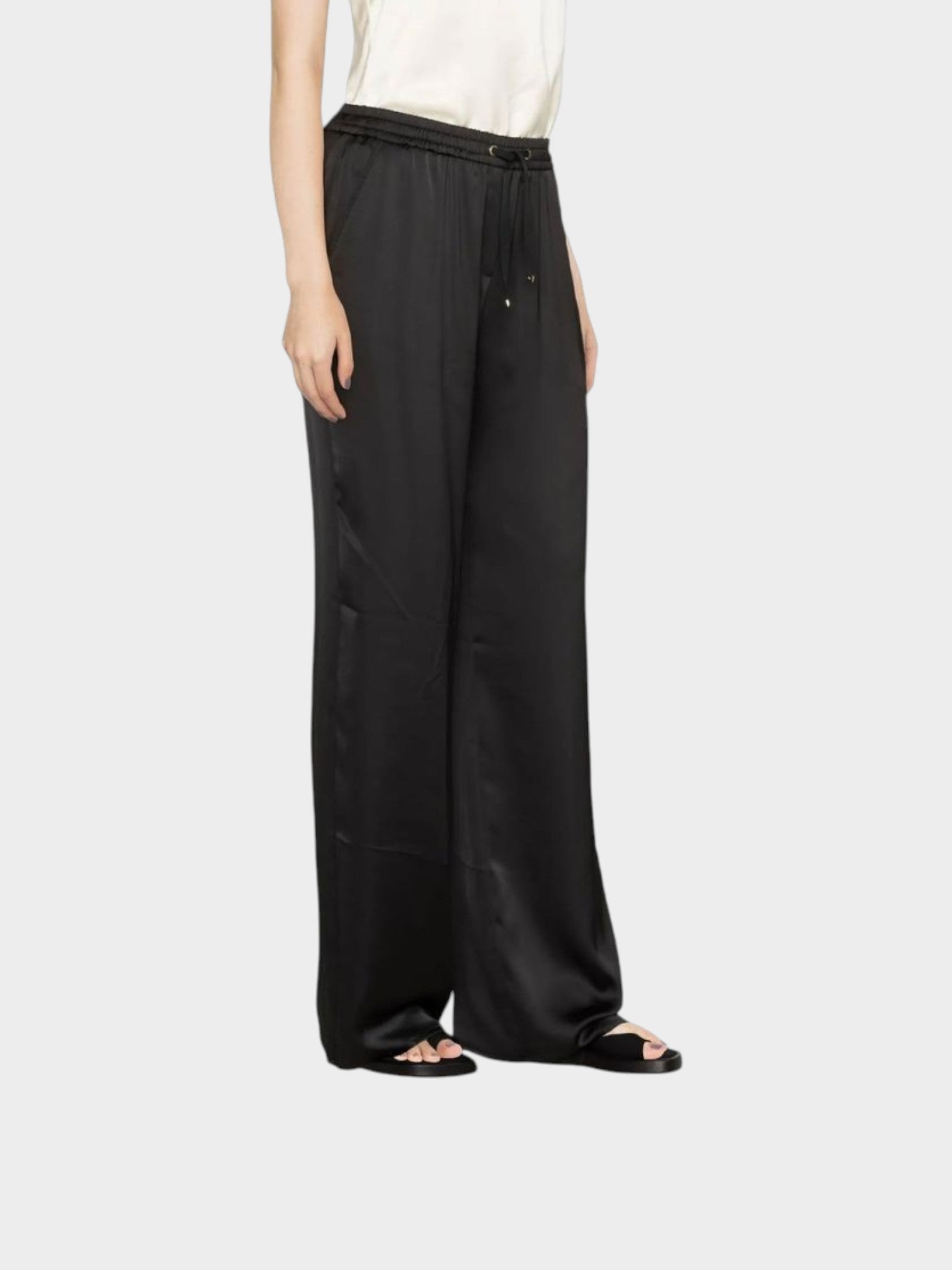 Herno Black Polyamide Casual Pants-thumbmail-2