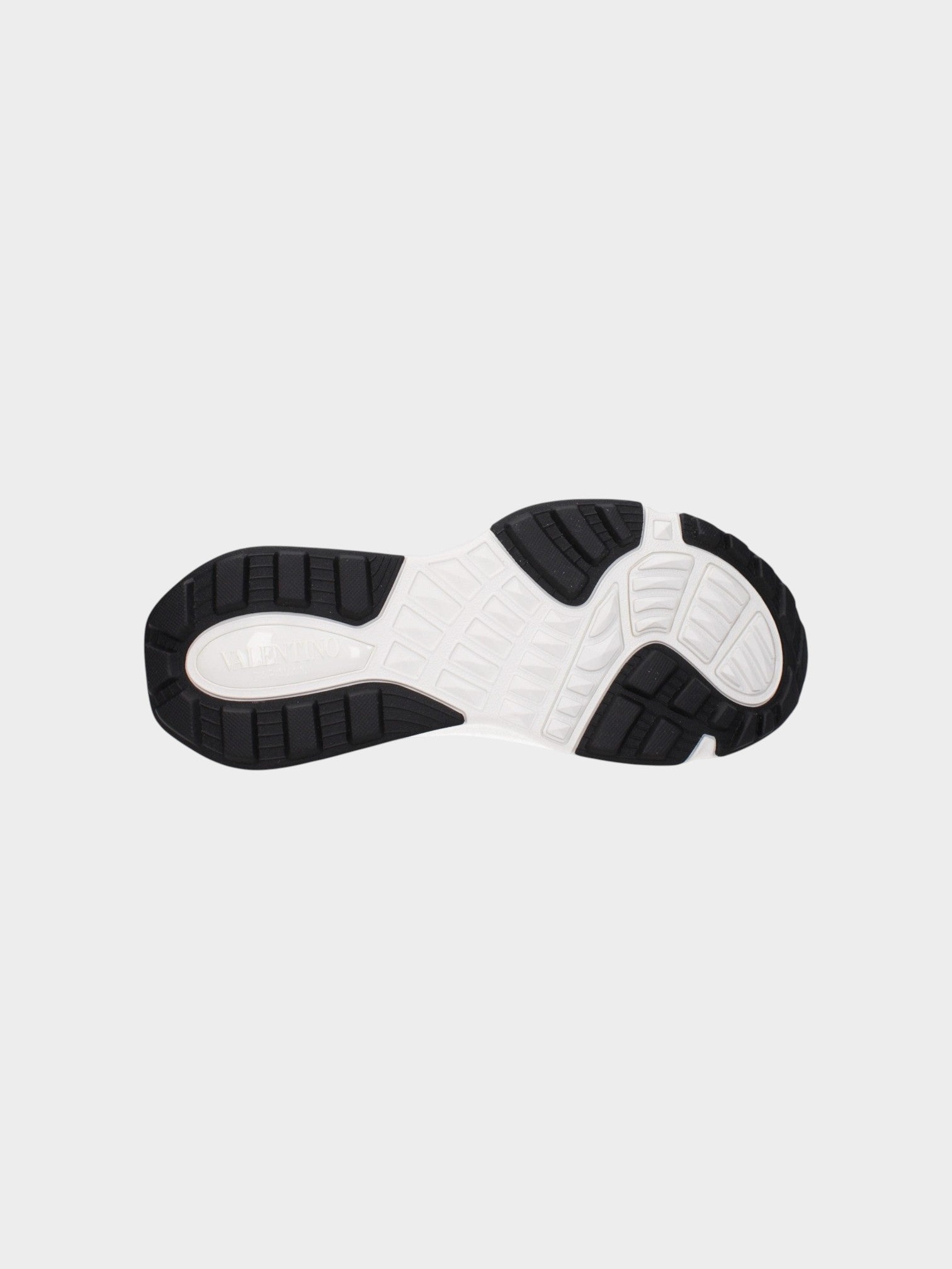 Valentino Garavani White Fabric Athletic Sneakers-thumbmail-5