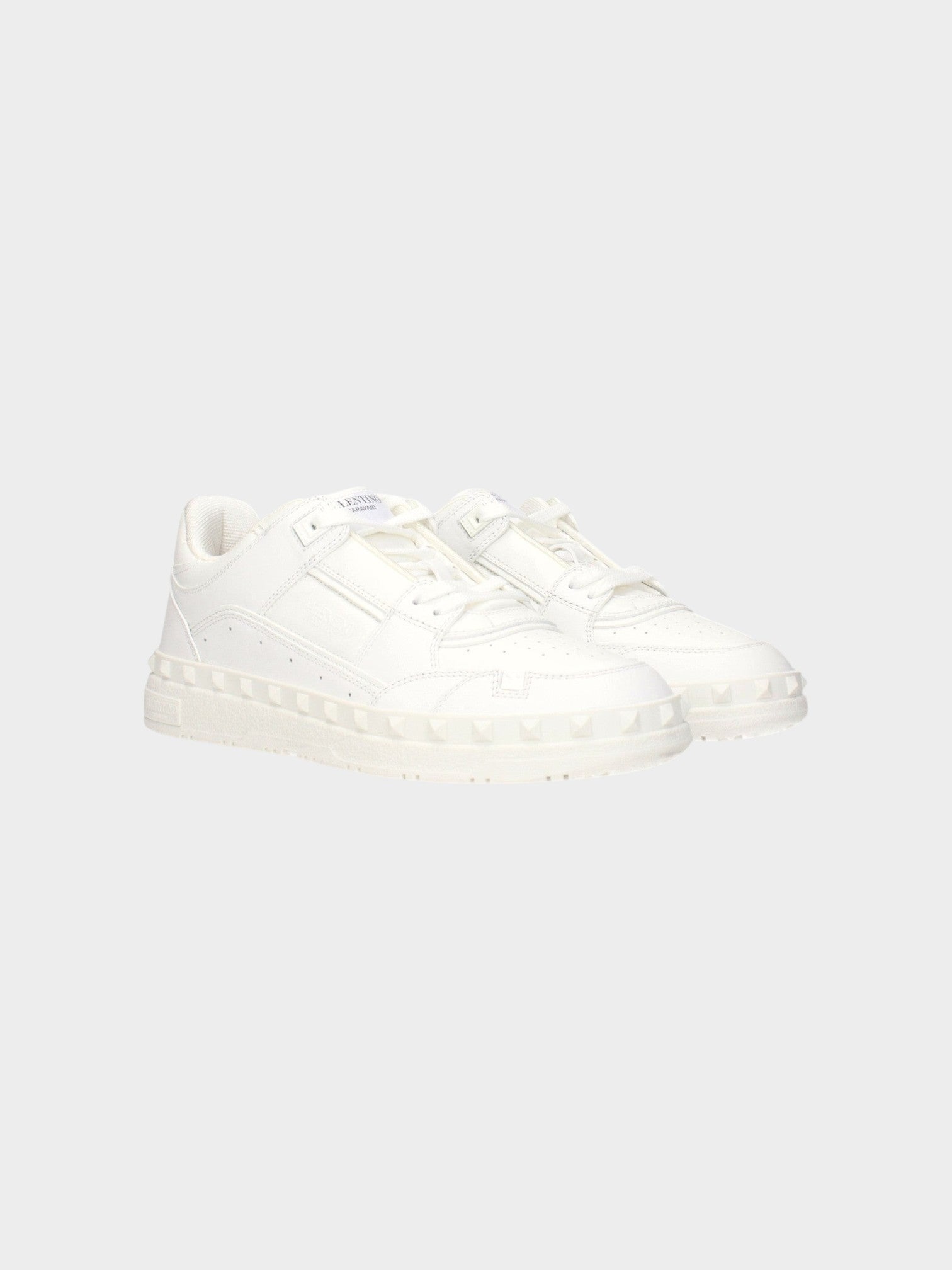 Valentino Garavani Blue Leather Sneakers-thumbmail-2