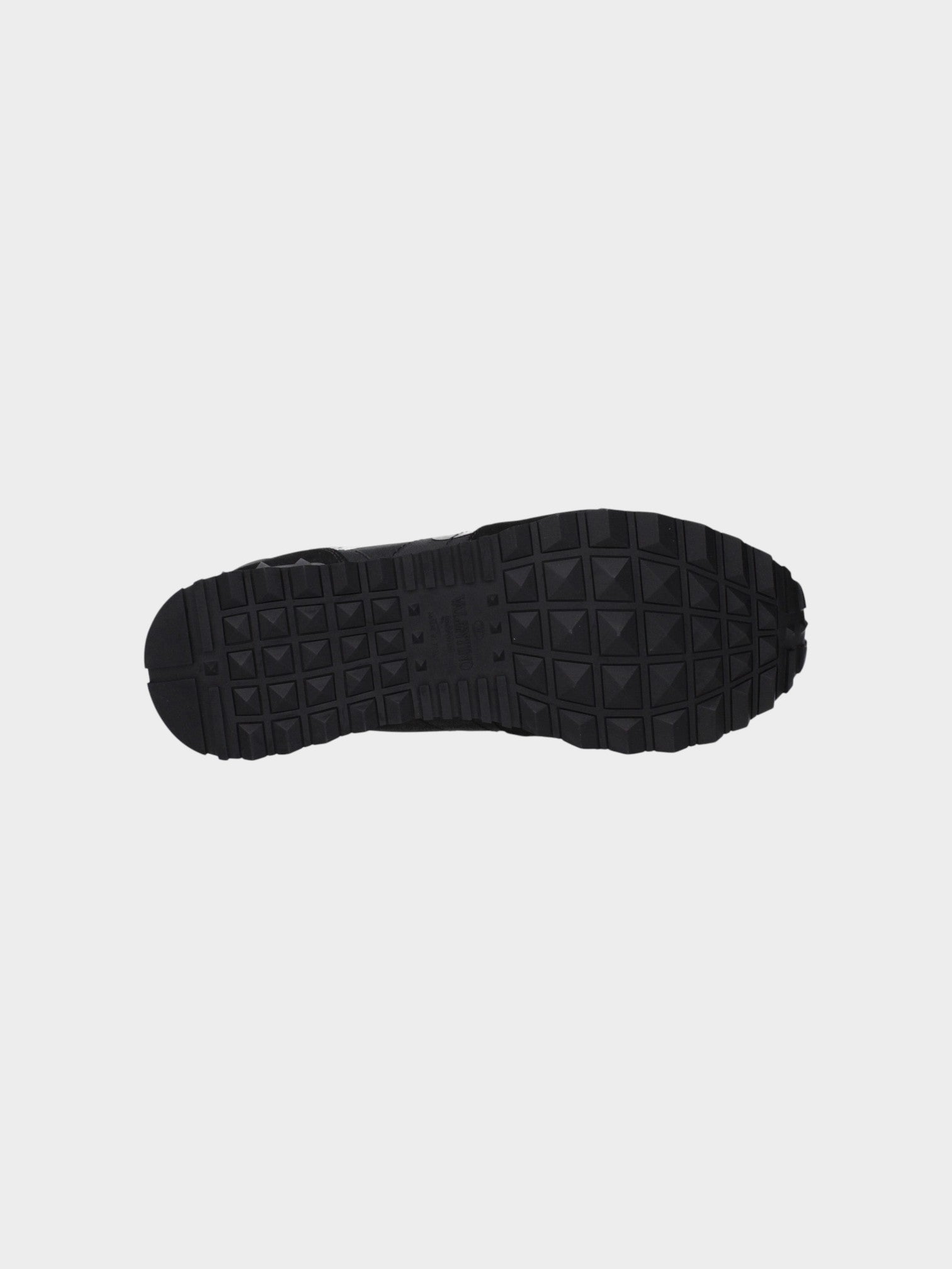 Valentino Garavani Black Leather Chunky Sneakers-thumbmail-5