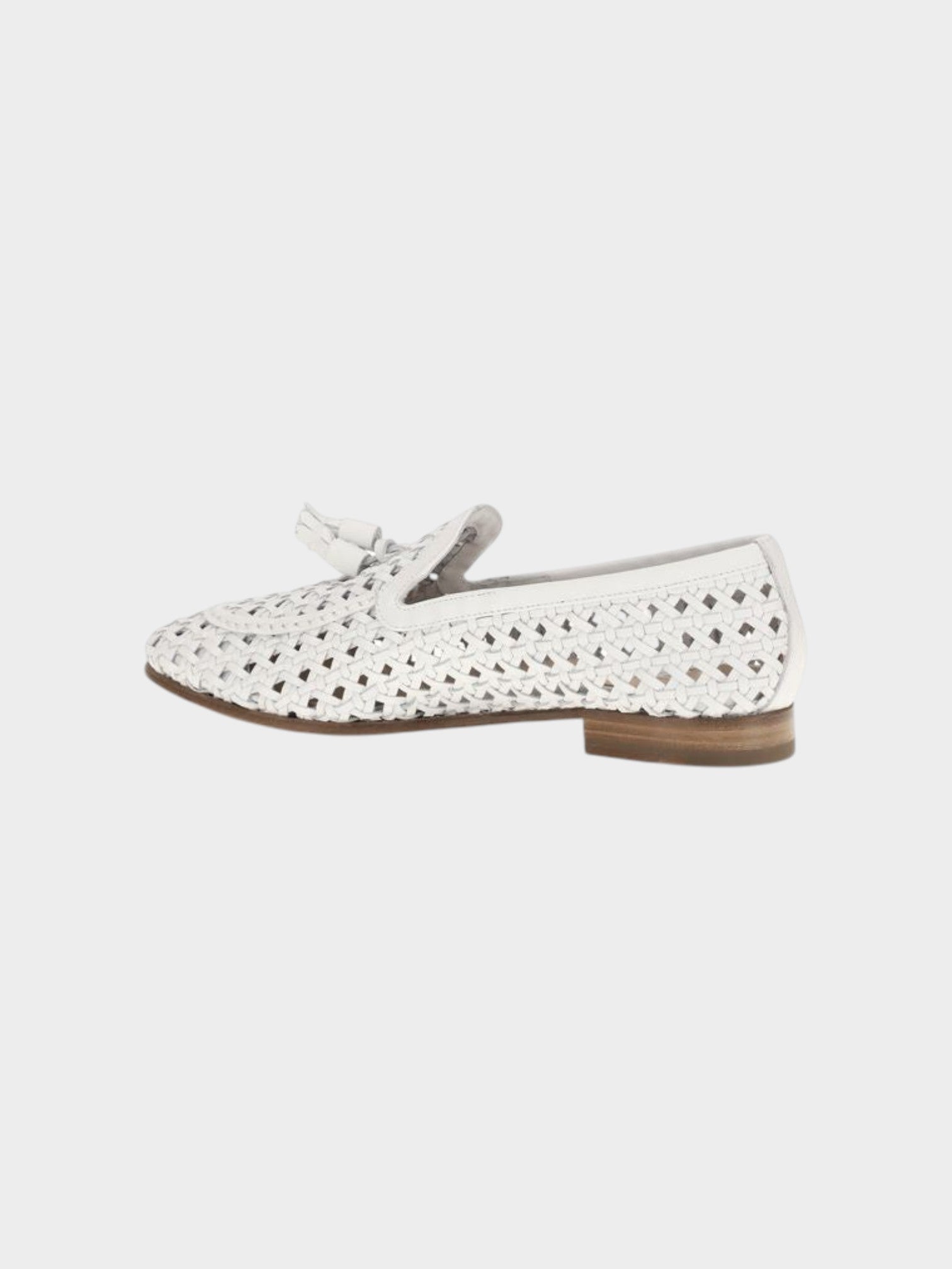 Fratelli Rossetti White Calf Leather Bos Taurus Slip-On Loafers-thumbmail-3