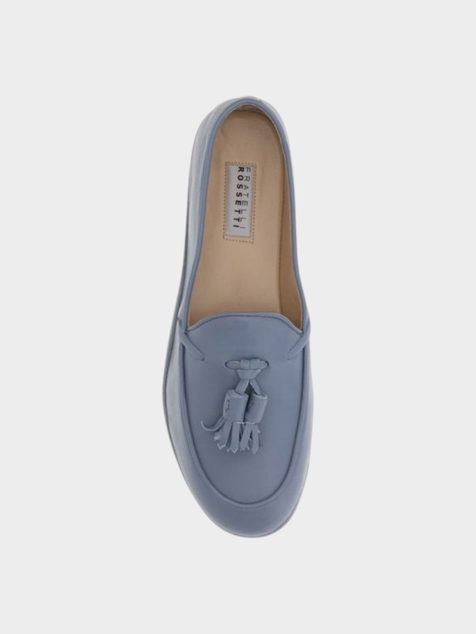 Fratelli Rossetti Blue Calf Leather Bos Taurus Slip-On Loafers-thumbmail-4