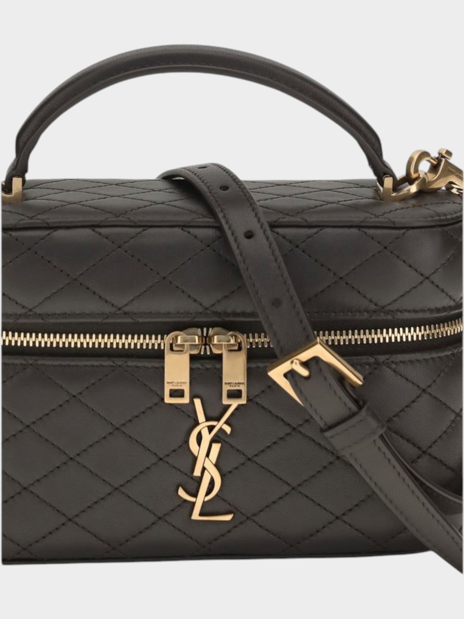 Saint Laurent Brown Calf Leather Bos Taurus Handbag-thumbmail-4