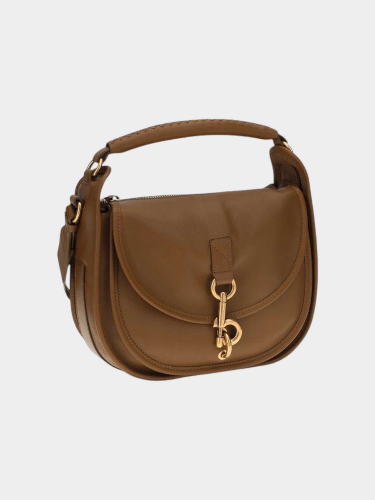 Burberry Brown Calf Leather Bos Taurus Shoulder Bag-thumbmail-2