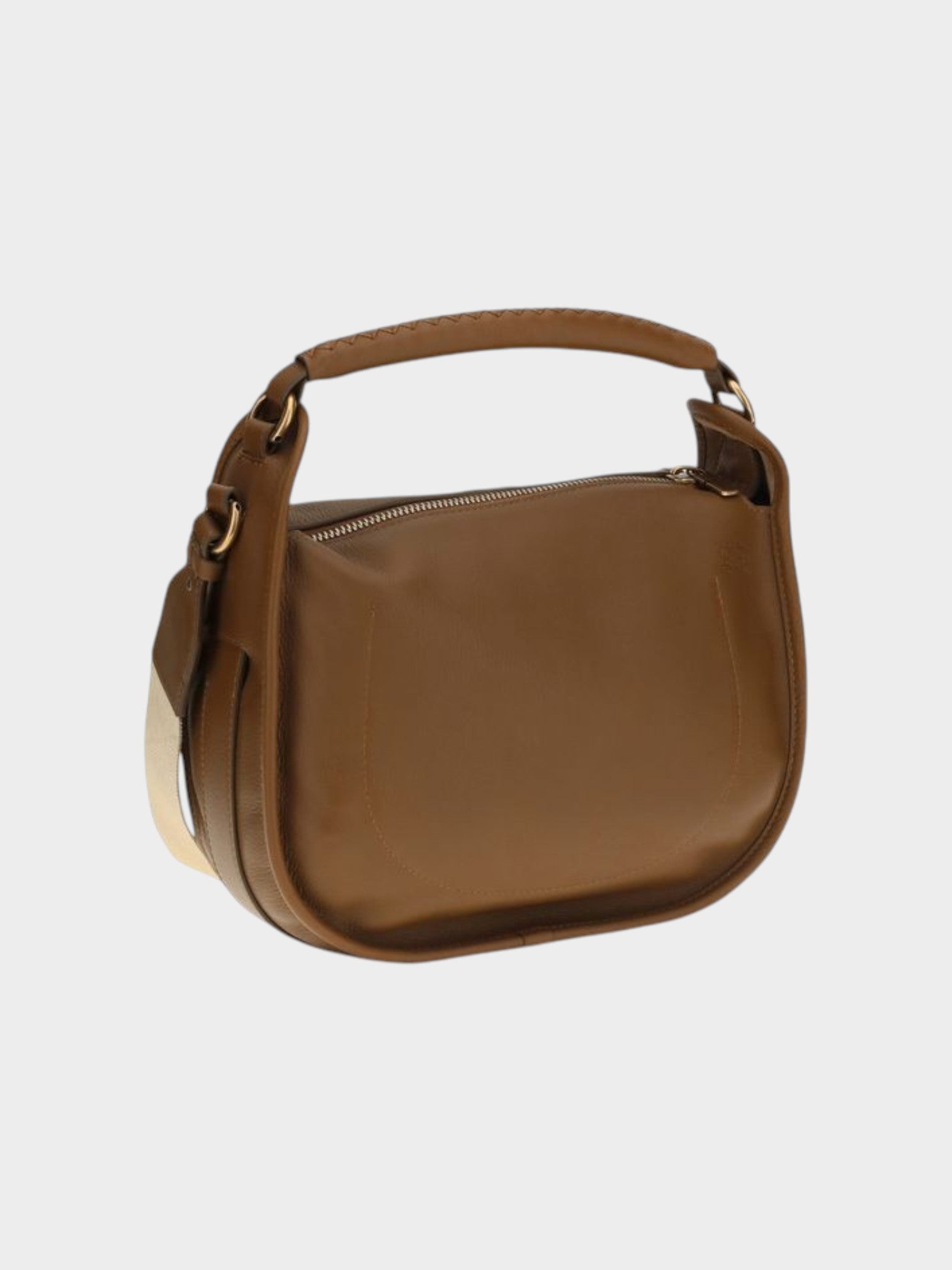 Burberry Brown Calf Leather Bos Taurus Shoulder Bag-thumbmail-3