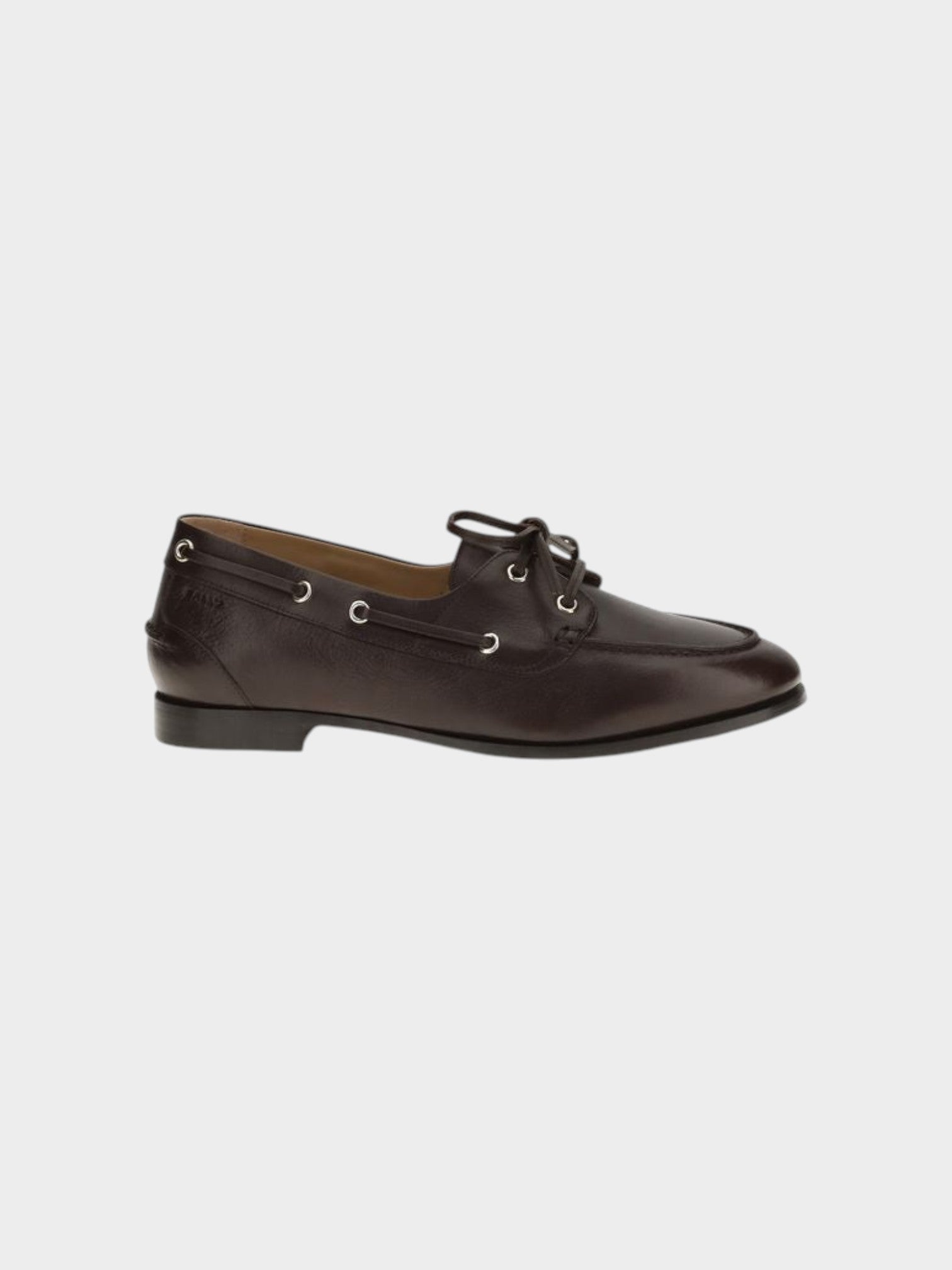 Bally Brown Calf Leather Bos Taurus Slip-On Loafers