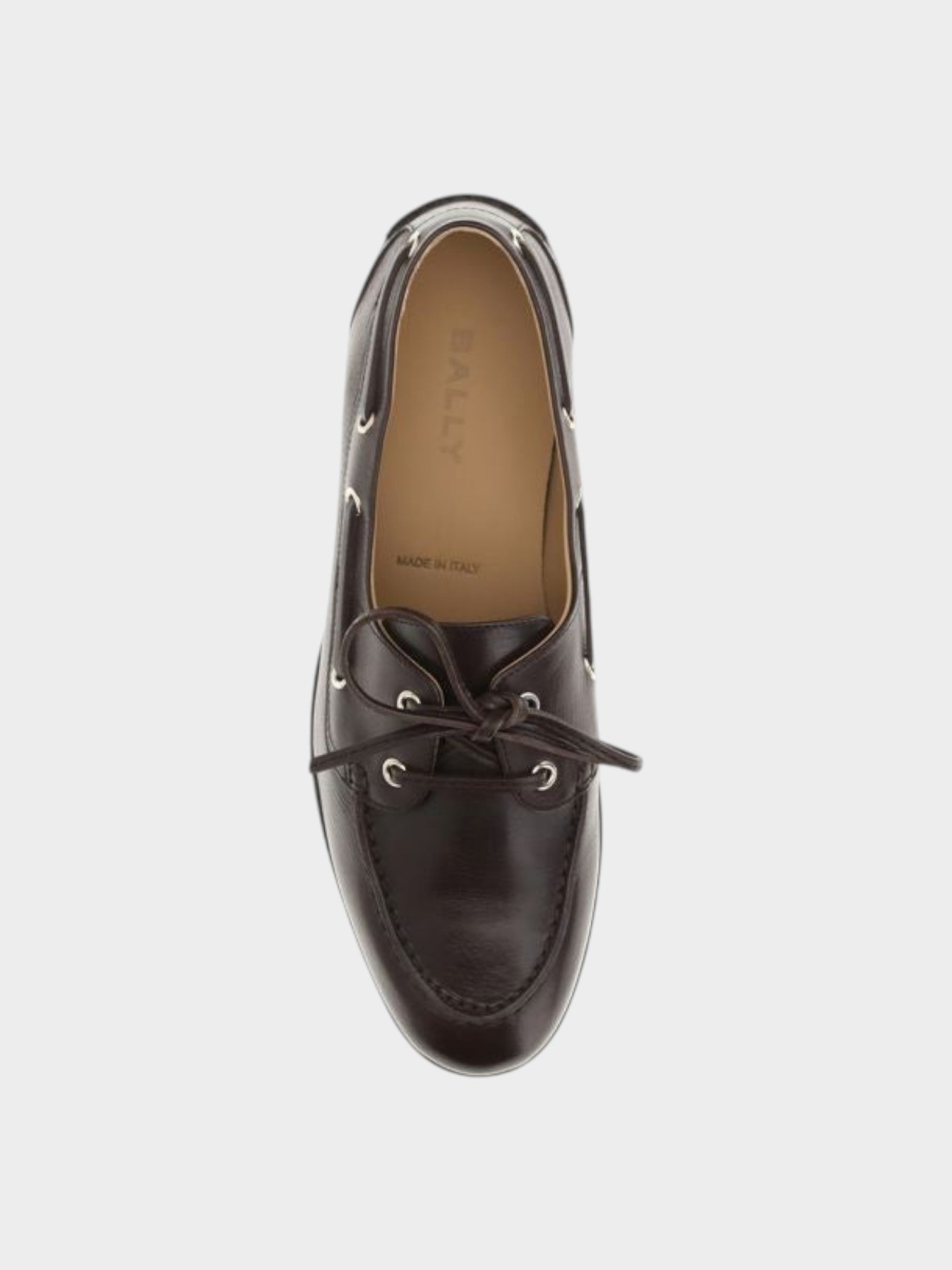 Bally Brown Calf Leather Bos Taurus Slip-On Loafers-thumbmail-4