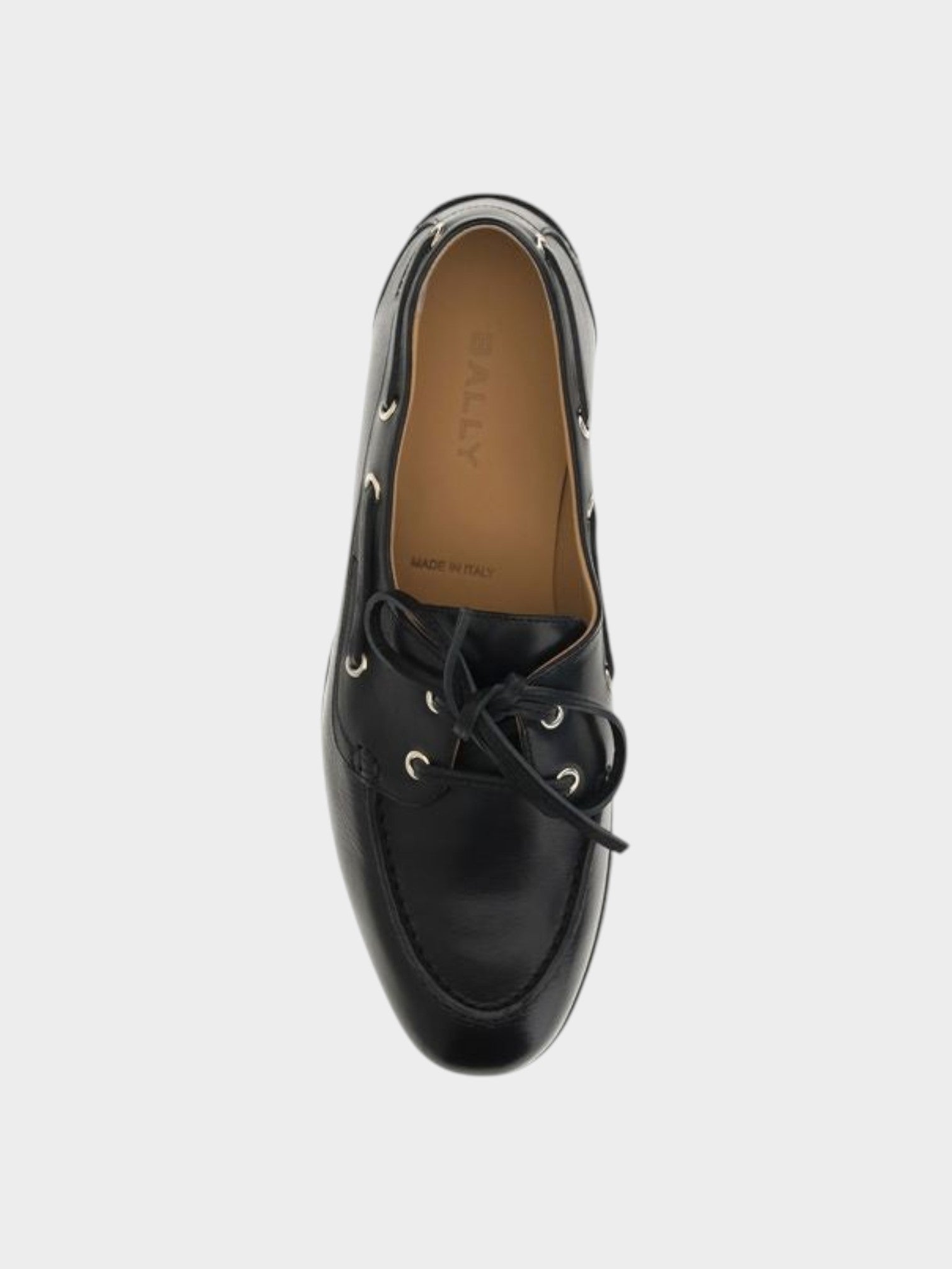 Bally Black Calf Leather Bos Taurus Slip-On Loafers-thumbmail-4