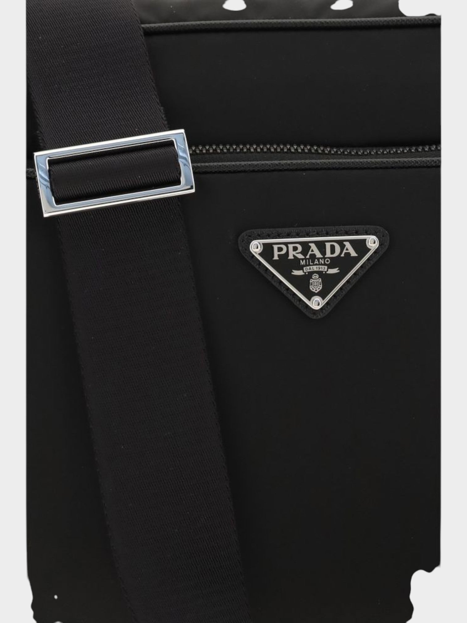 Prada Black Recycled Polyamide Shoulder Bag-thumbmail-4