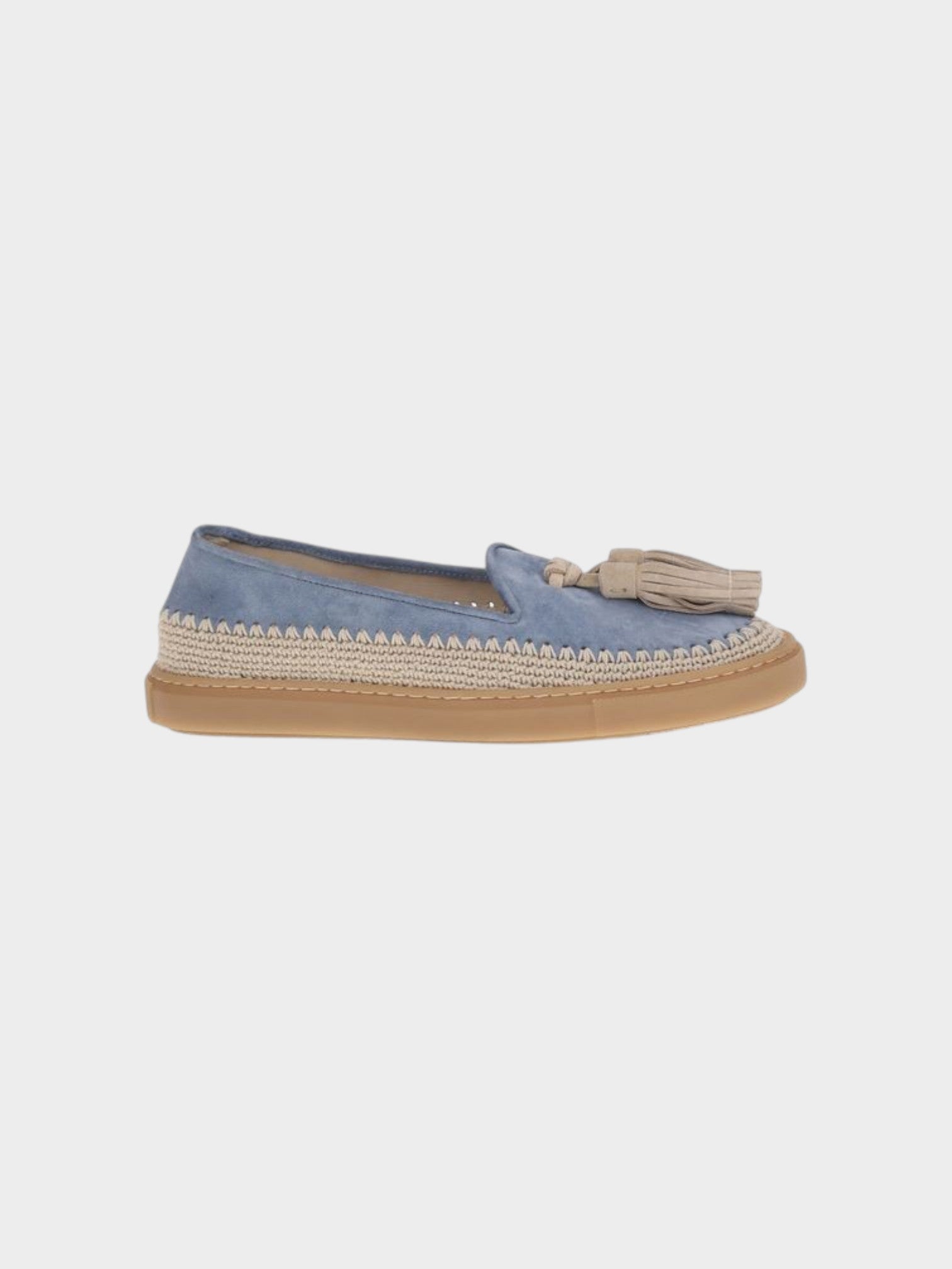 Fratelli Rossetti Blue Calf Leather Bos Taurus Slip-On Loafers