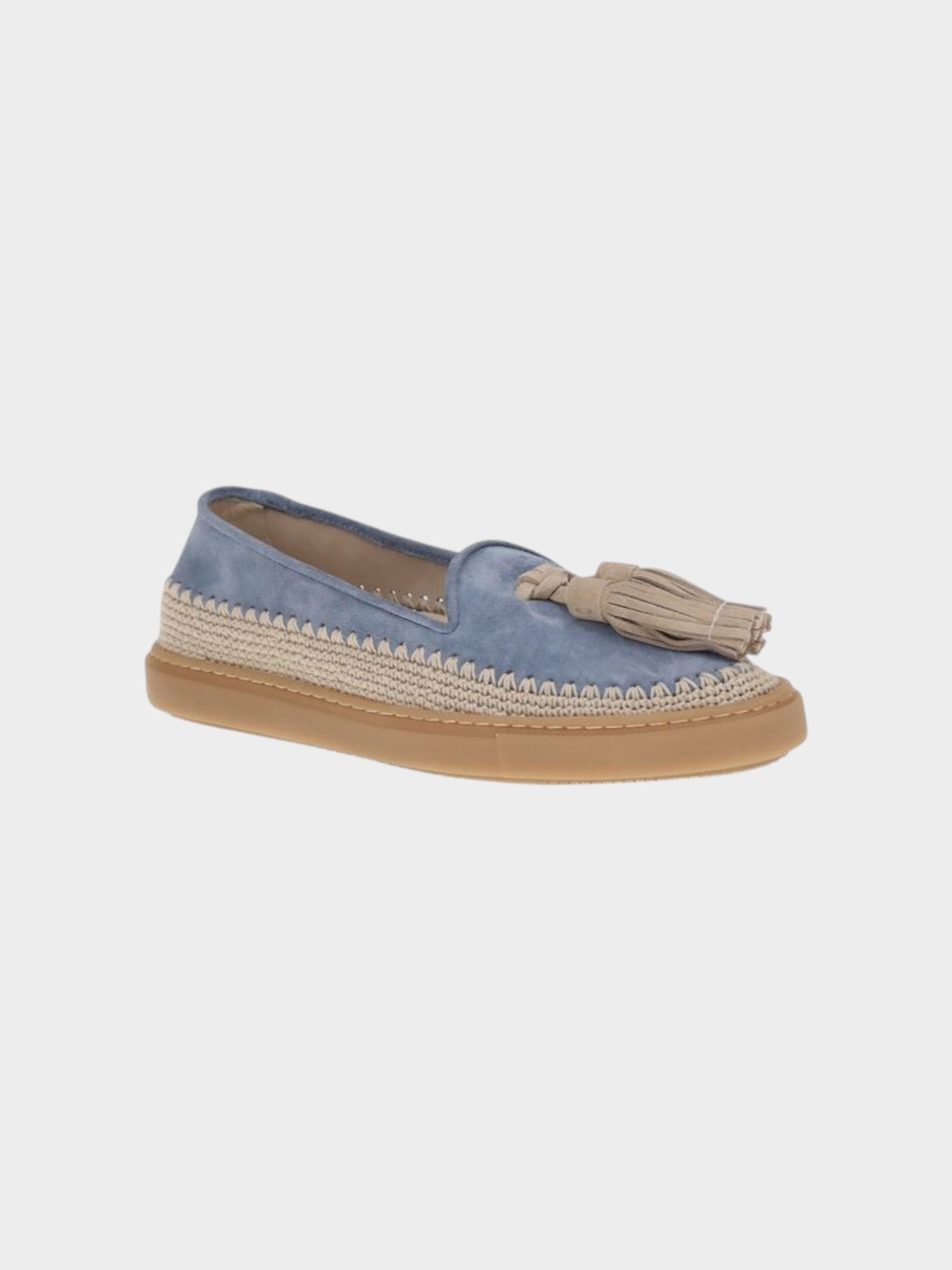 Fratelli Rossetti Blue Calf Leather Bos Taurus Slip-On Loafers-thumbmail-2