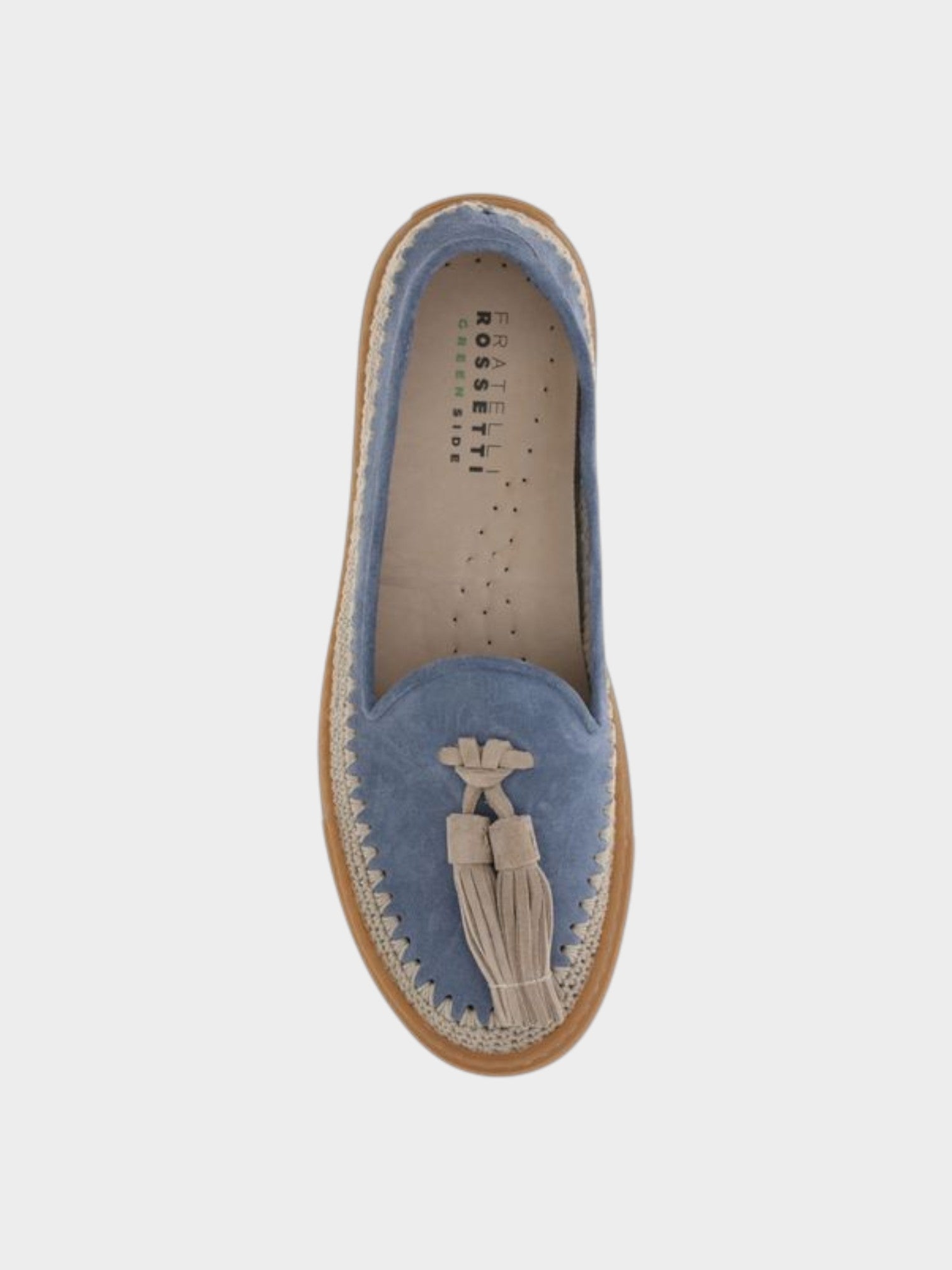 Fratelli Rossetti Blue Calf Leather Bos Taurus Slip-On Loafers-thumbmail-4