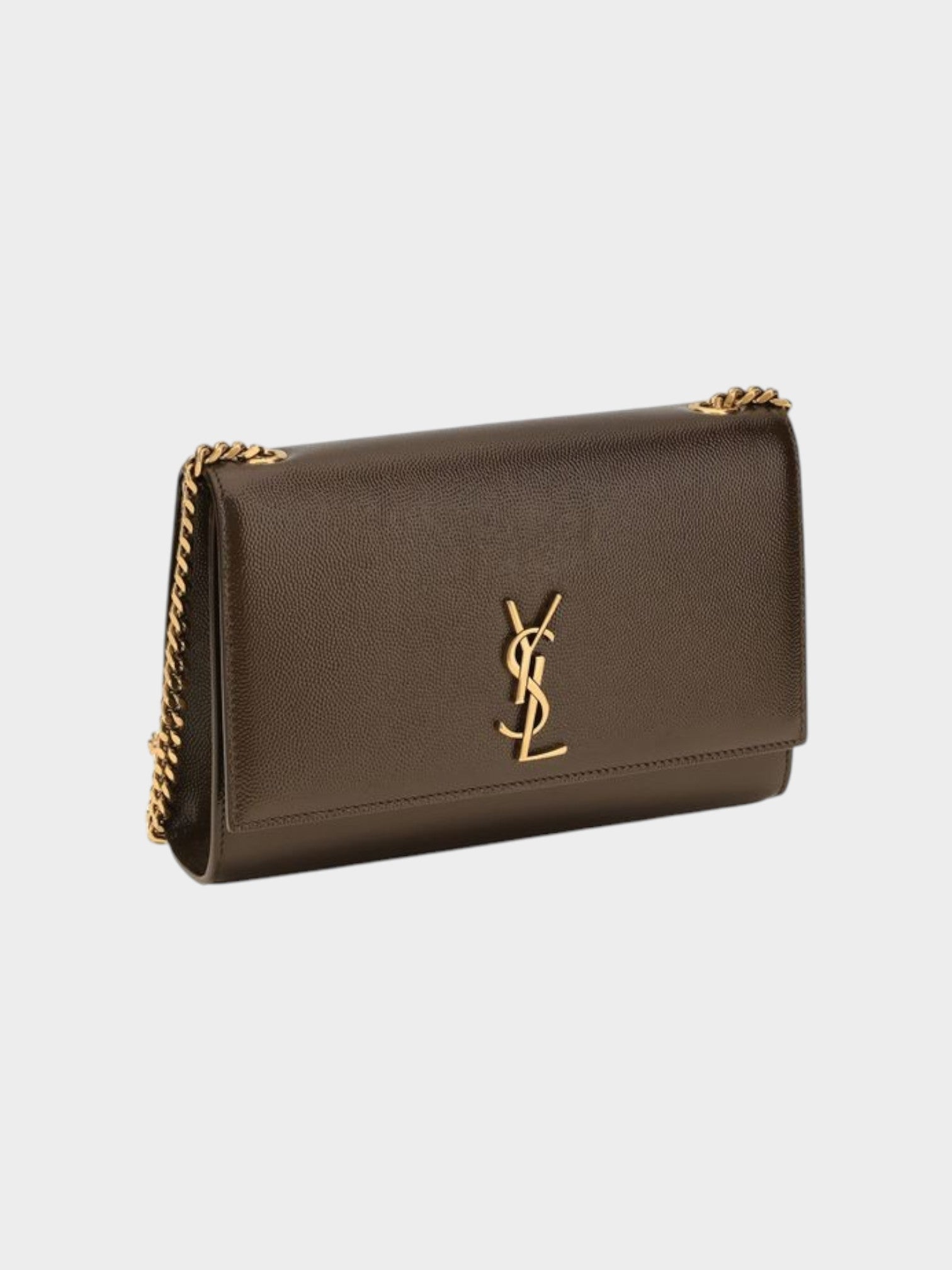 Saint Laurent Brown Calf Leather Bos Taurus Shoulder Bag-thumbmail-2