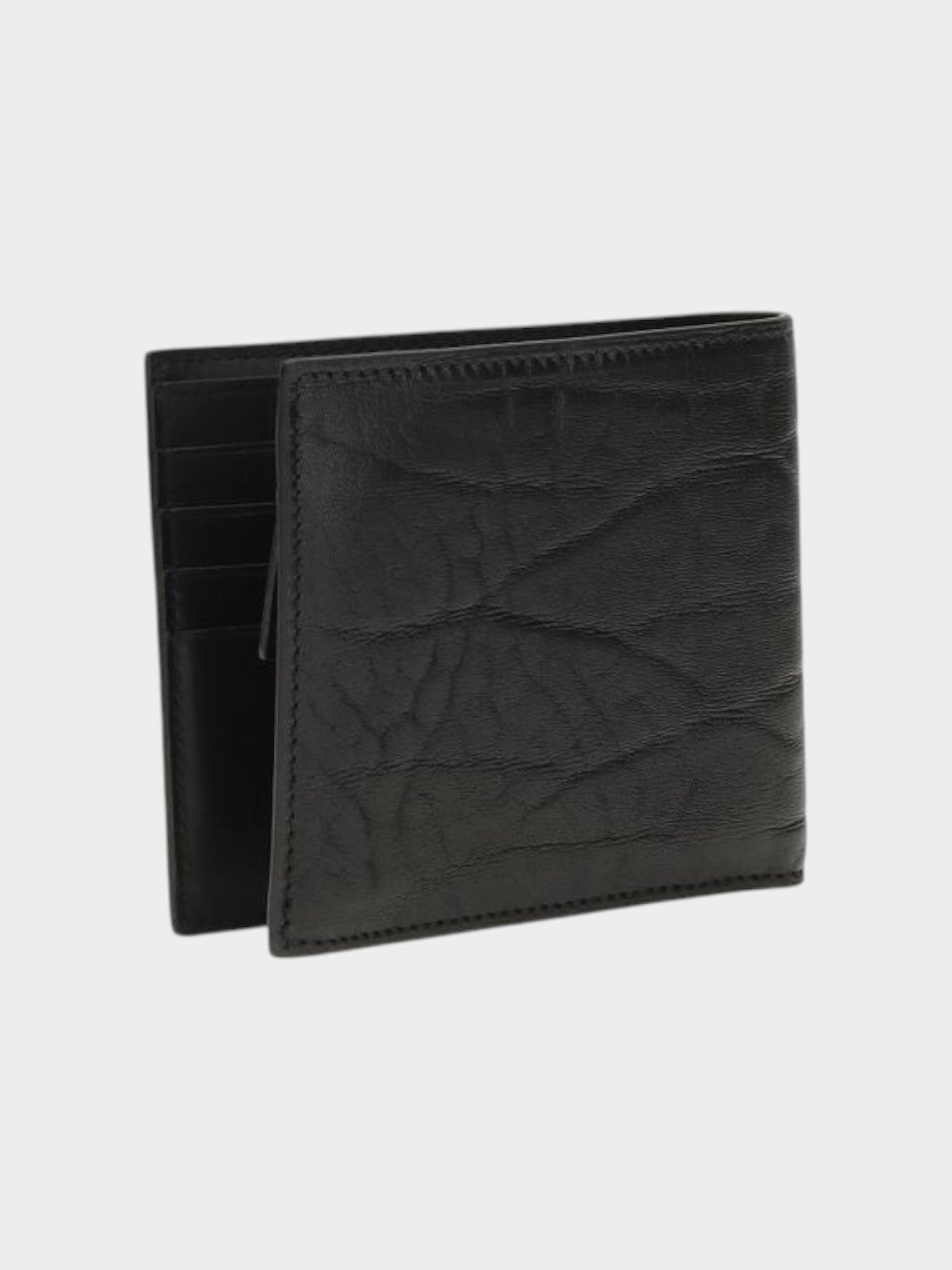 Ferragamo Black Calf Leather Bos Taurus Wallet-thumbmail-2