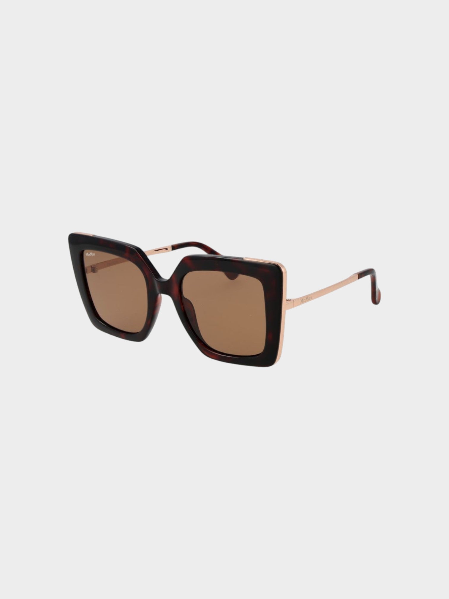 Max Mara Brown Plastic Sunglasses