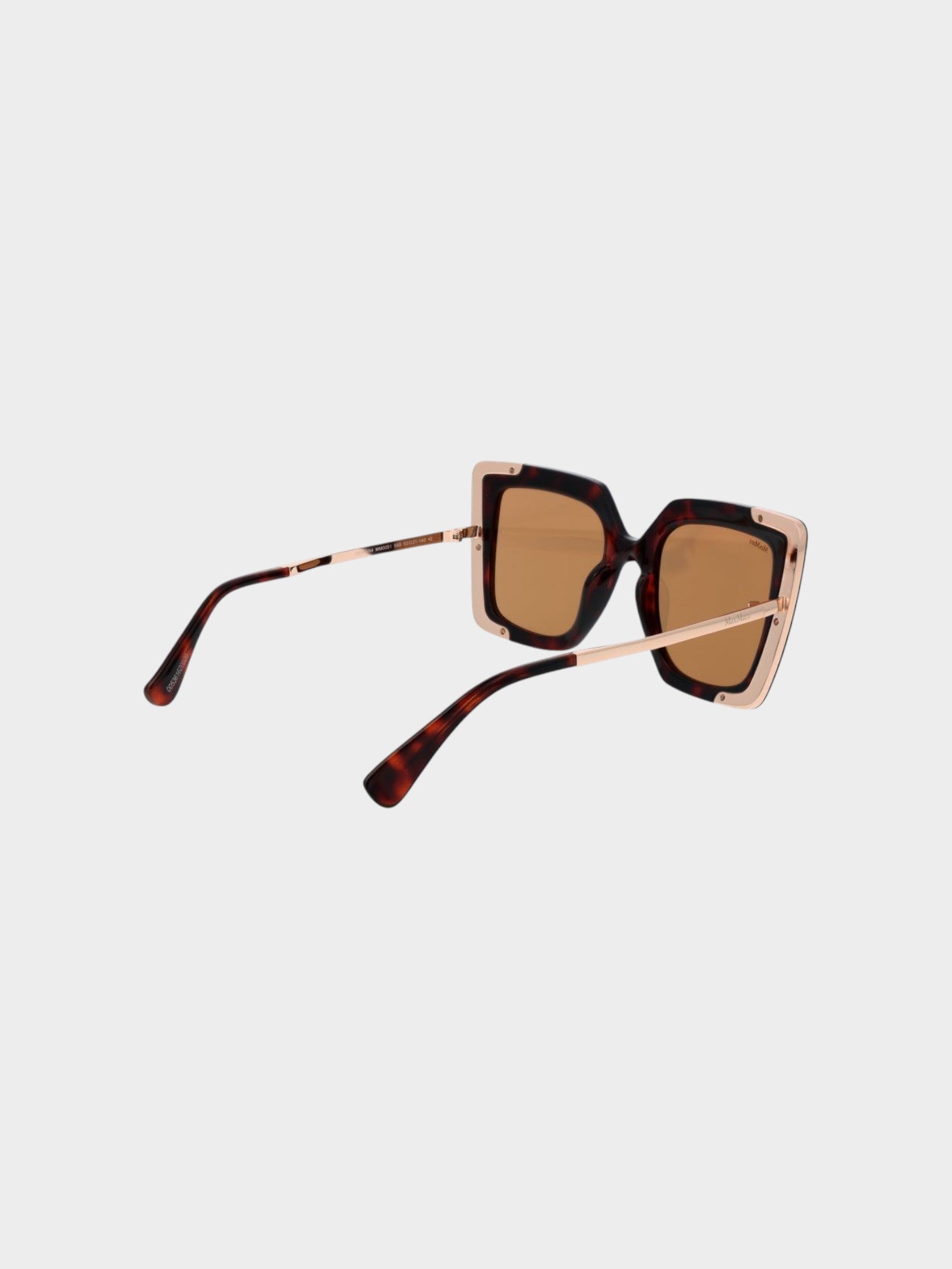Max Mara Brown Plastic Sunglasses-thumbmail-3