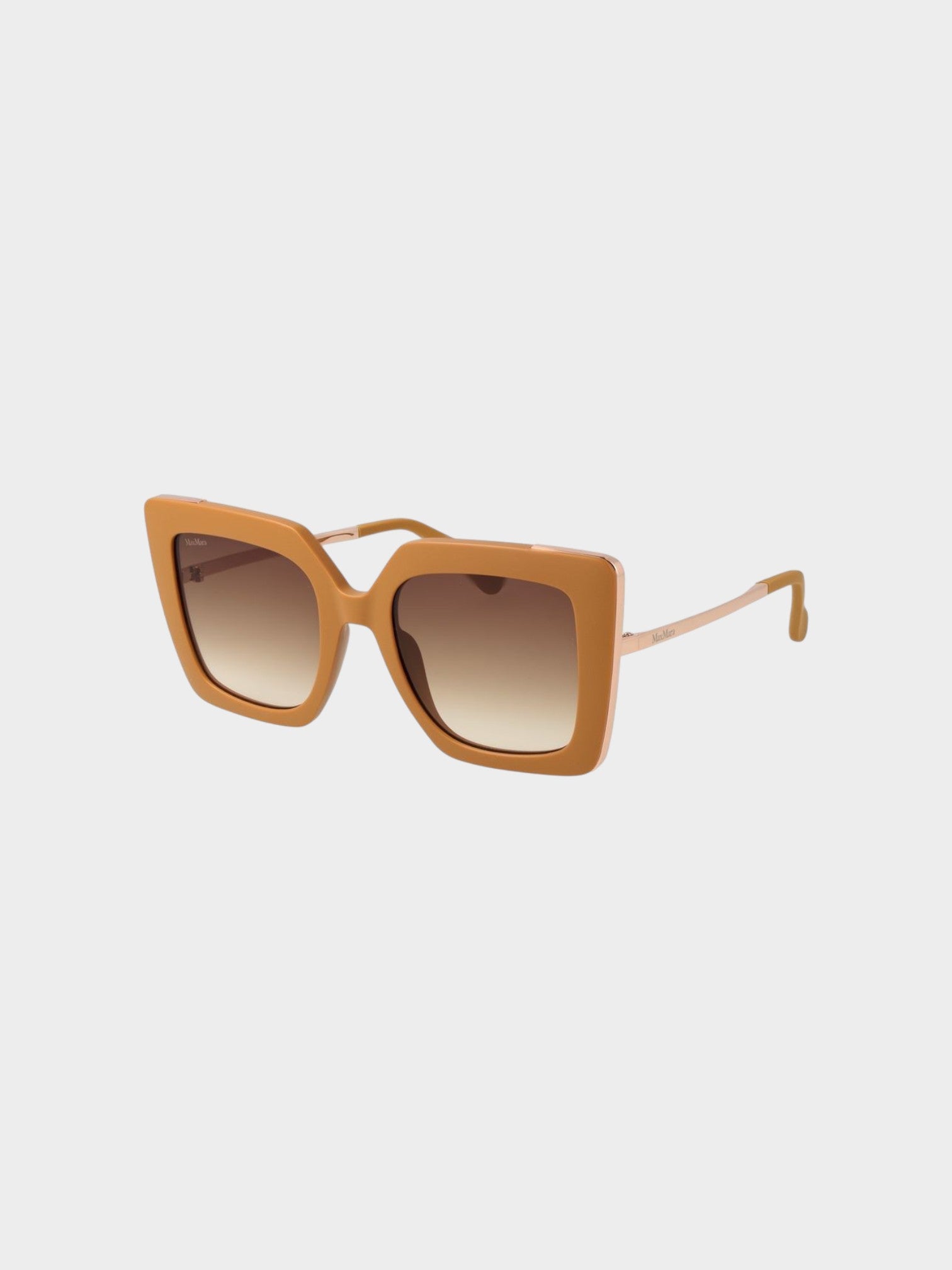 Max Mara Brown Plastic Sunglasses