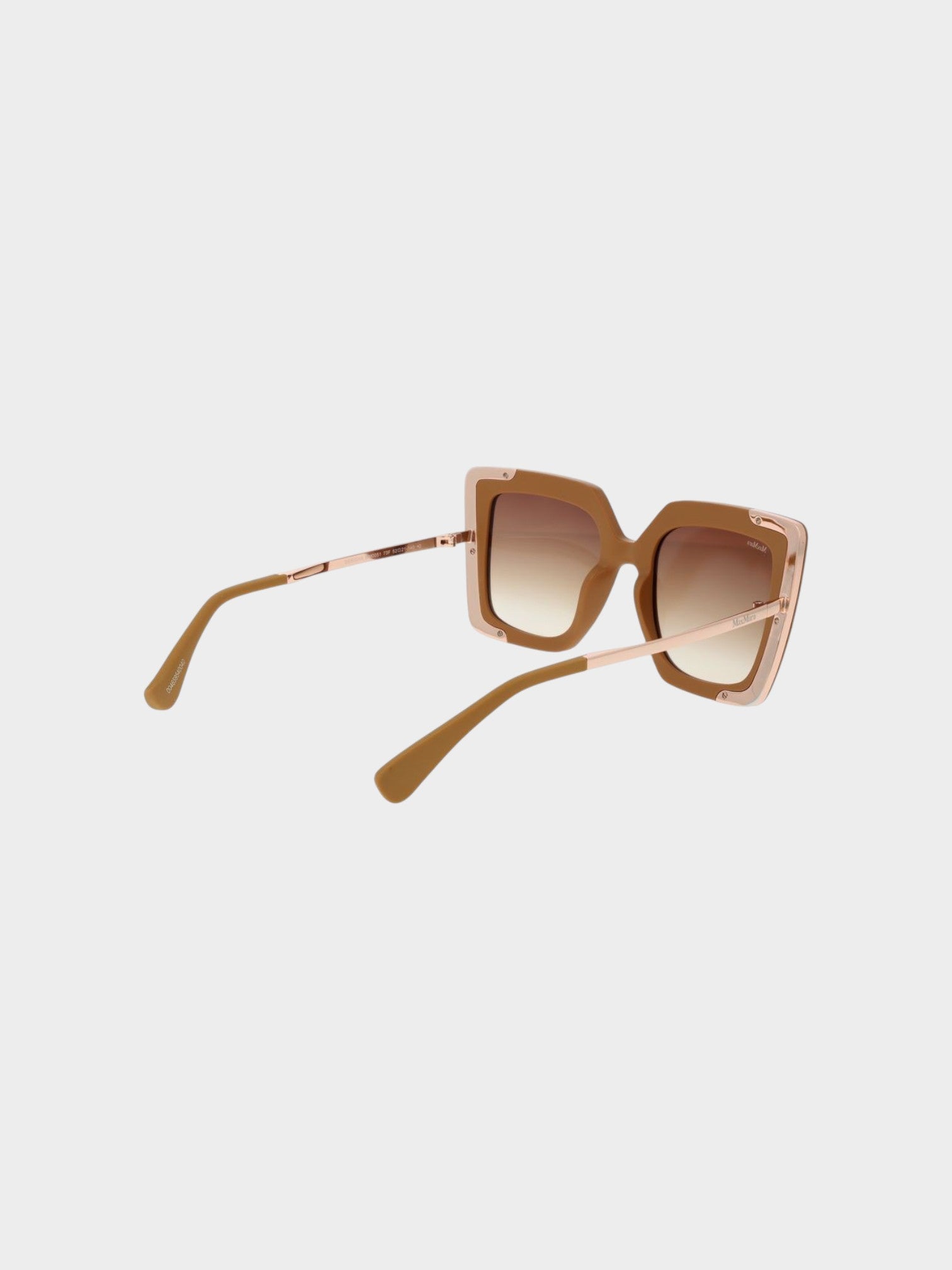 Max Mara Brown Plastic Sunglasses-thumbmail-3
