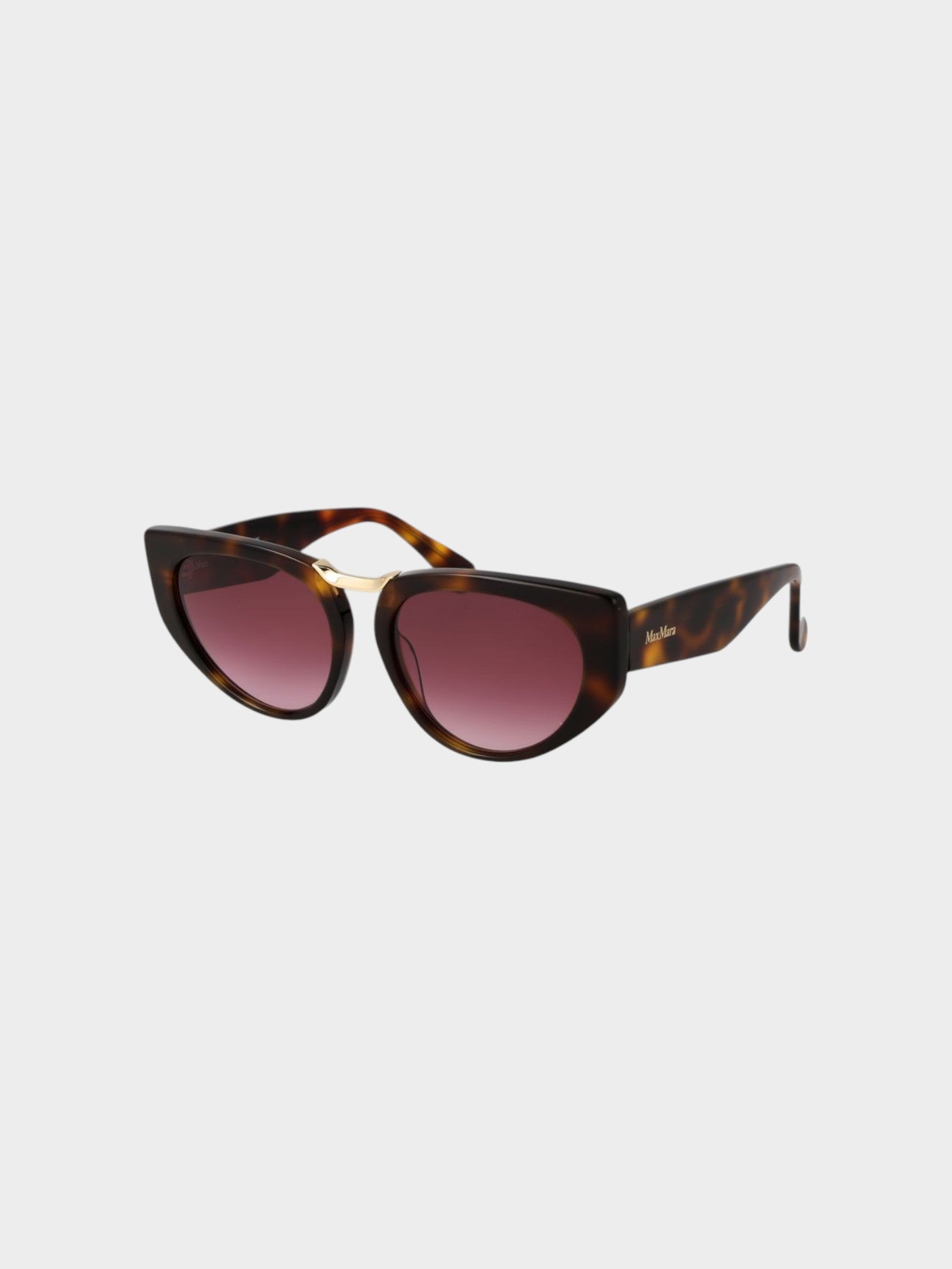 Max Mara Brown Acetate Sunglasses