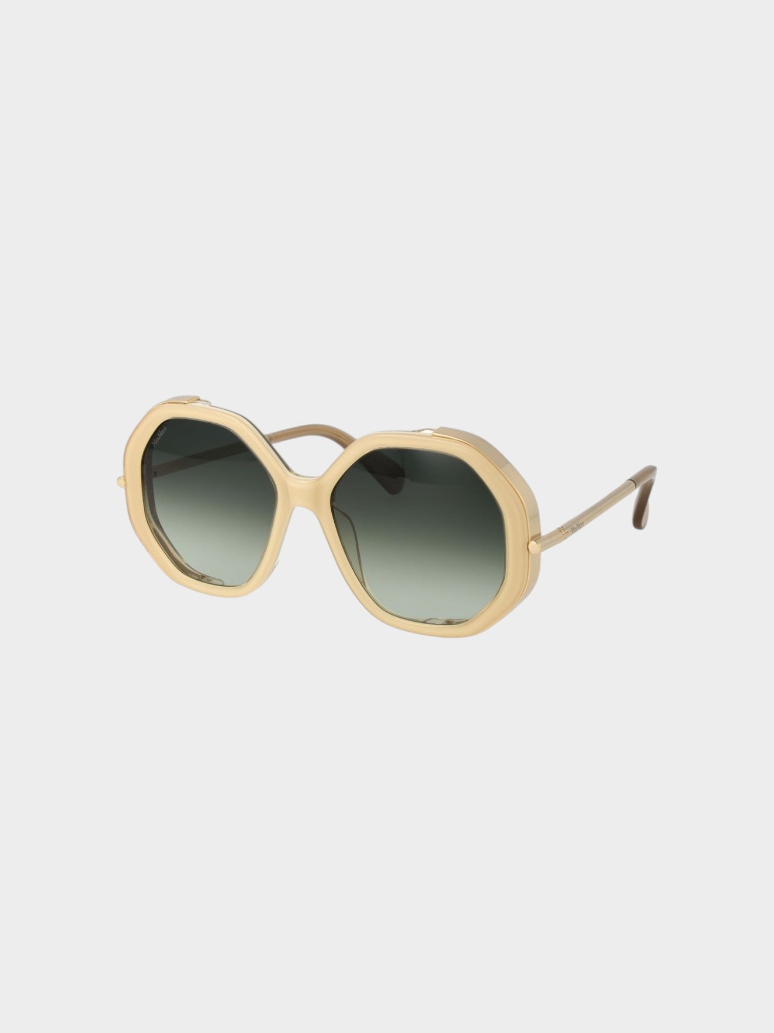 Max Mara Beige Acetate Sunglasses