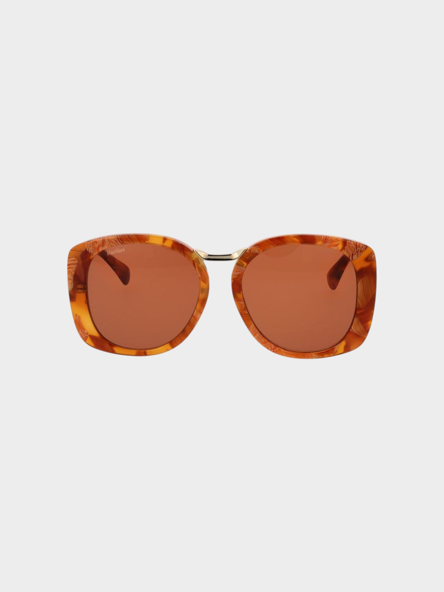 Max Mara Brown Acetate Sunglasses-thumbmail-2