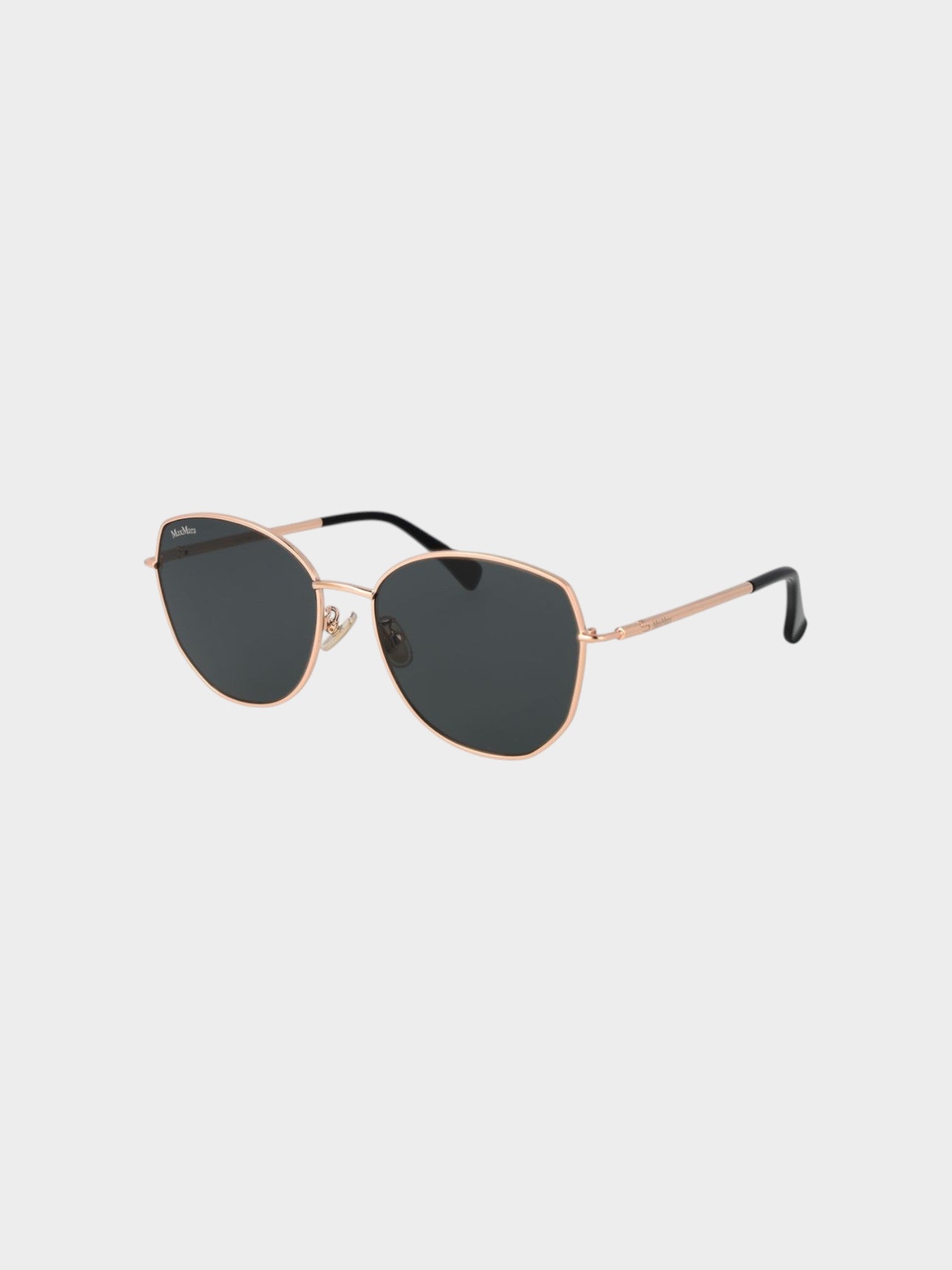 Max Mara Rose Gold Metal Sunglasses