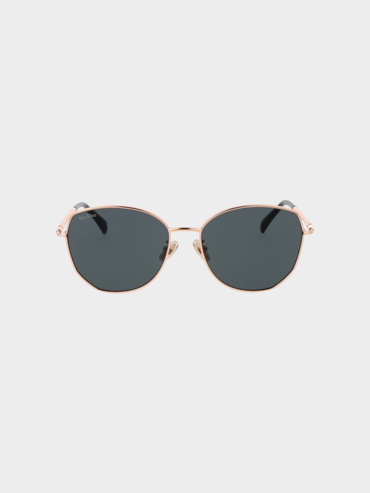 Max Mara Rose Gold Metal Sunglasses-thumbmail-2
