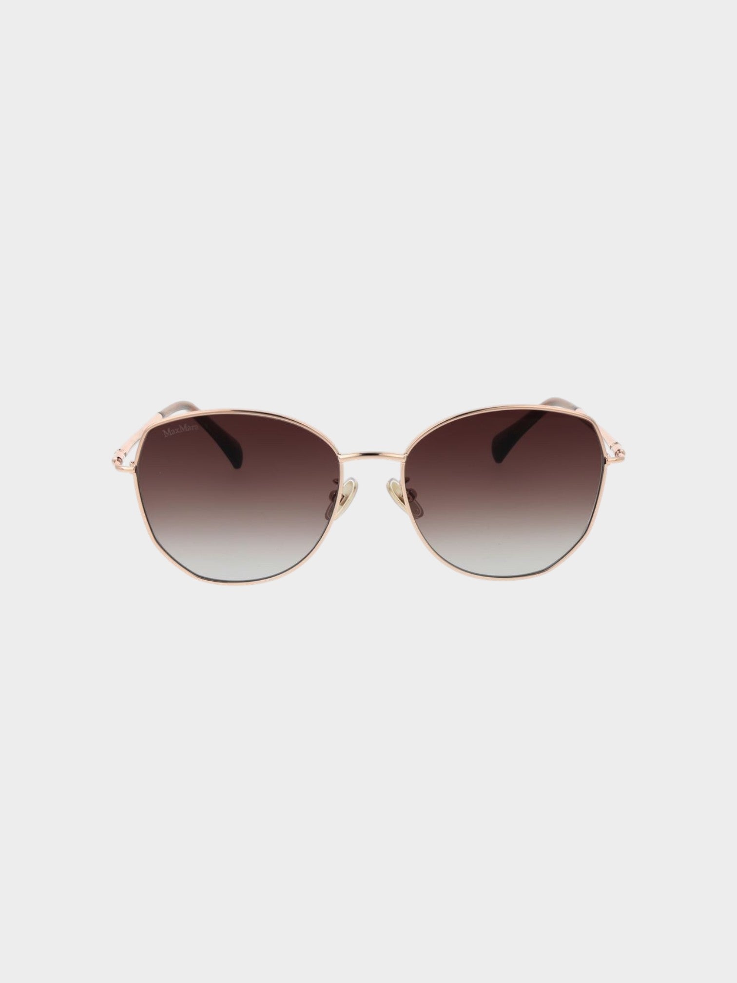 Max Mara Rose Gold Metal Sunglasses-thumbmail-2