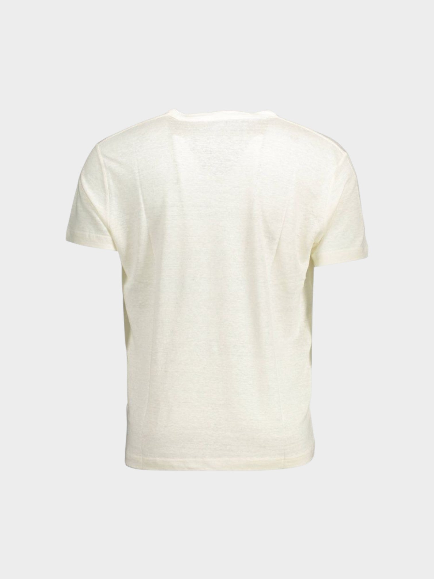 Gant White Linen Men T-Shirt-thumbmail-2