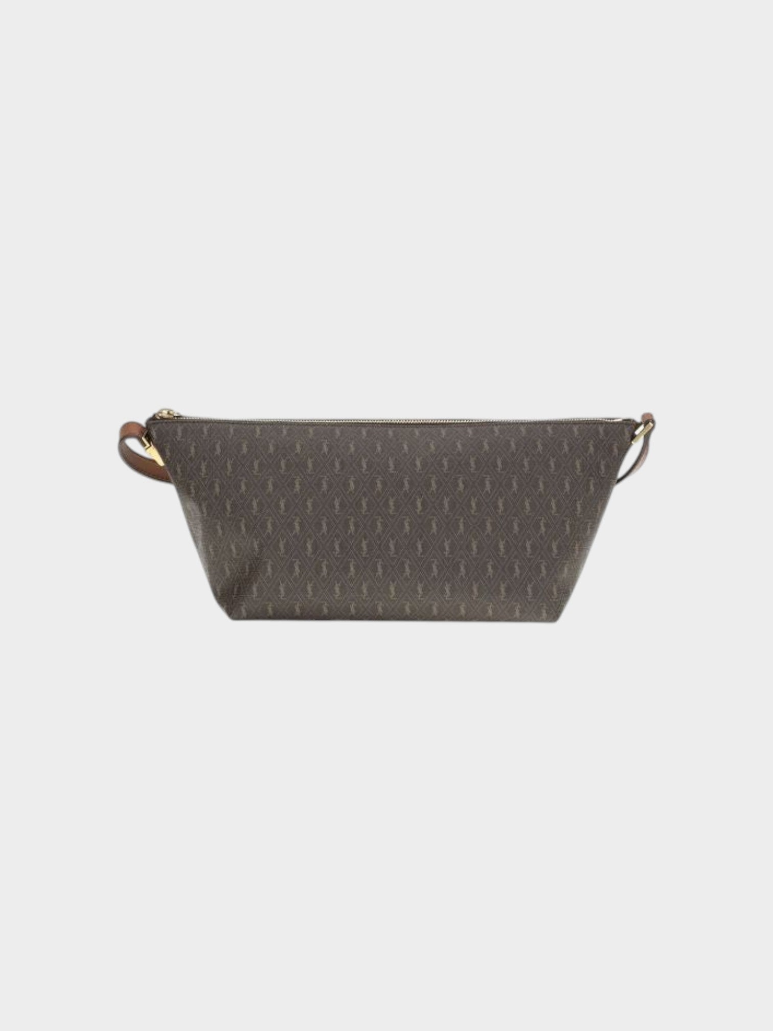 Saint Laurent Brown Leather Shoulder Bag