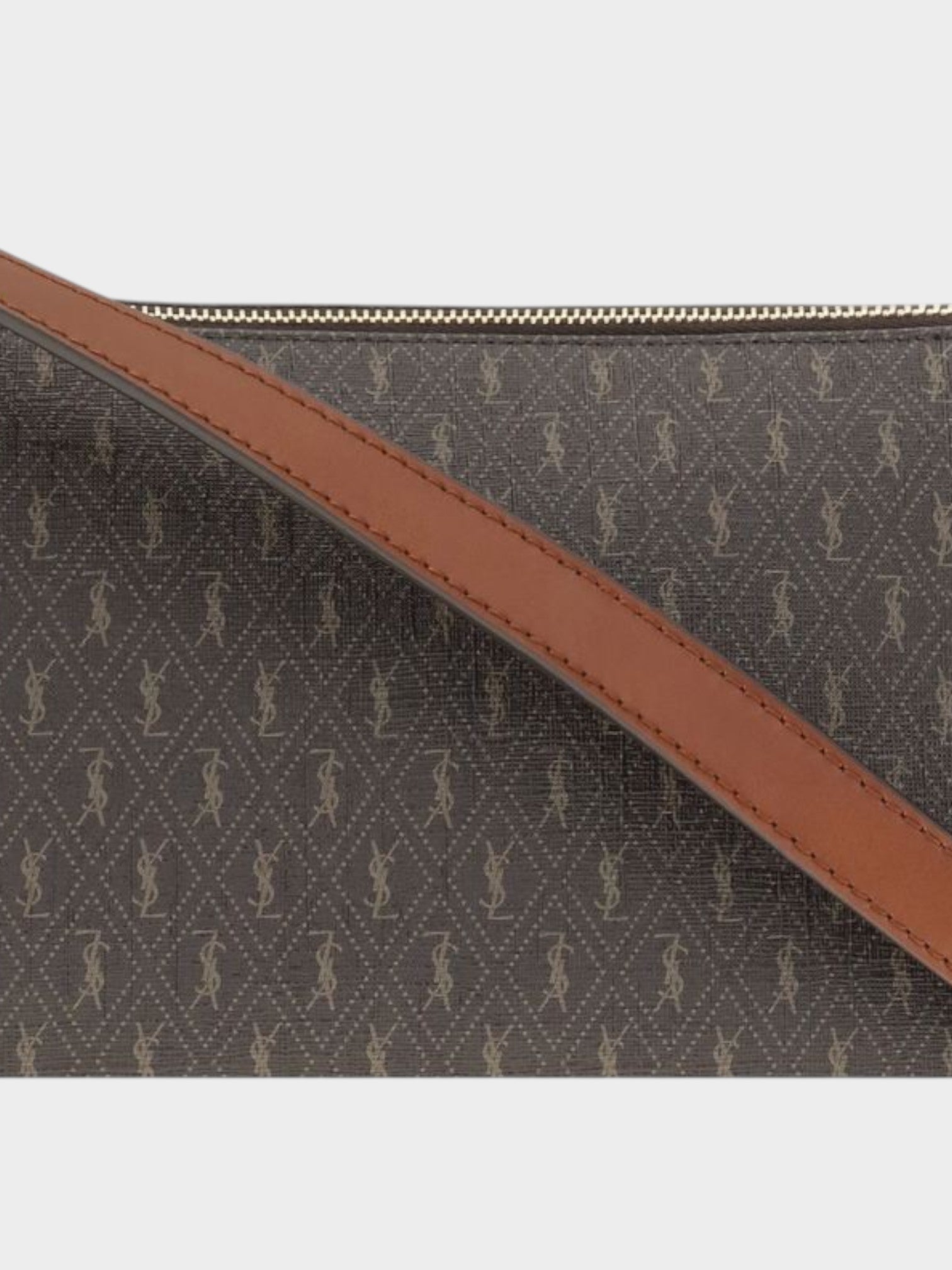 Saint Laurent Brown Leather Shoulder Bag-thumbmail-4