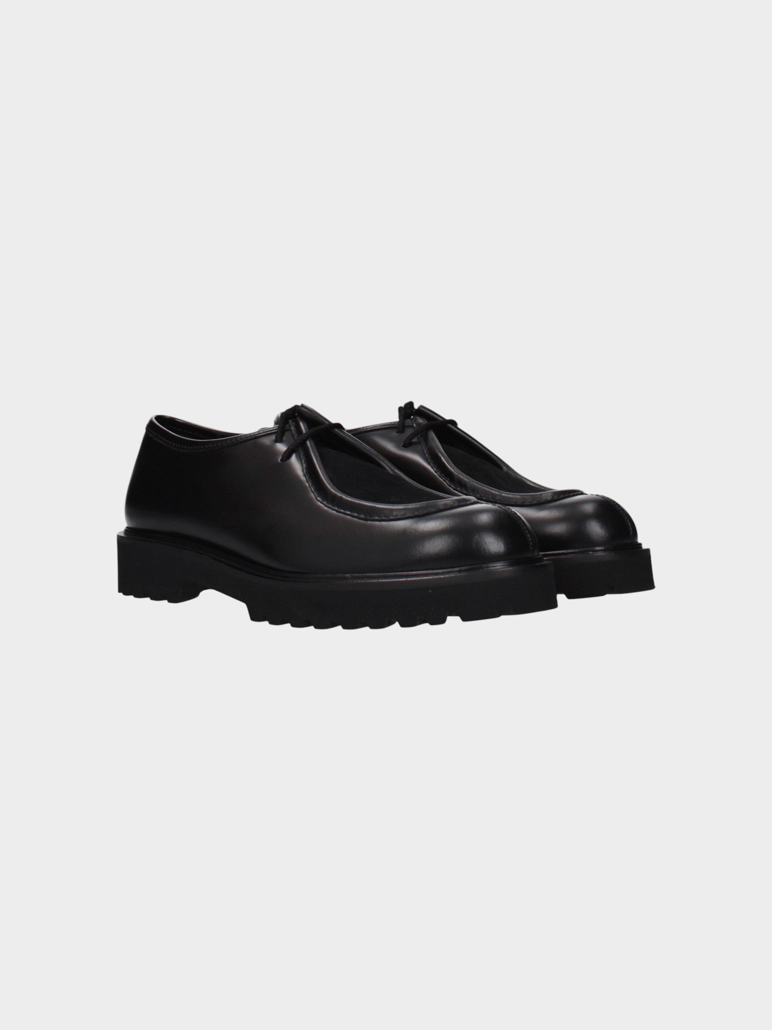 Max Mara Black Leather Oxfords And Derbies-thumbmail-2