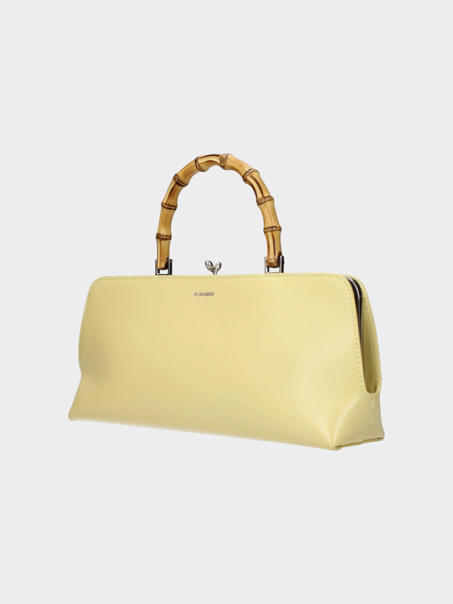 Jil Sander Yellow Leather Handbag-thumbmail-2