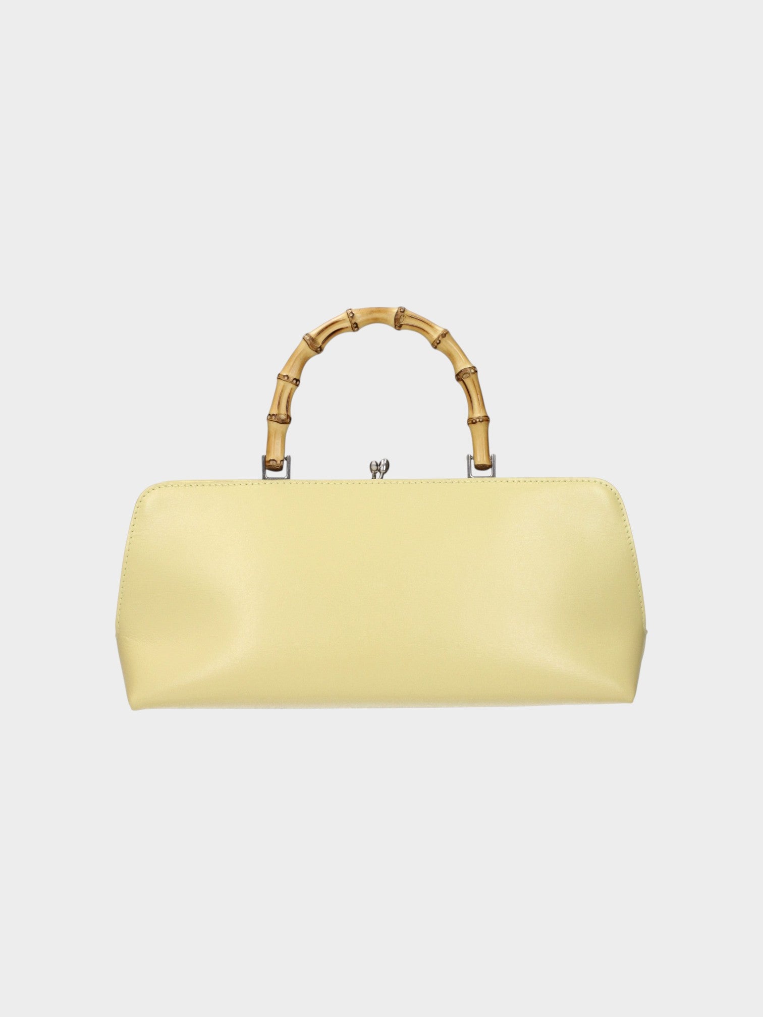Jil Sander Yellow Leather Handbag-thumbmail-3