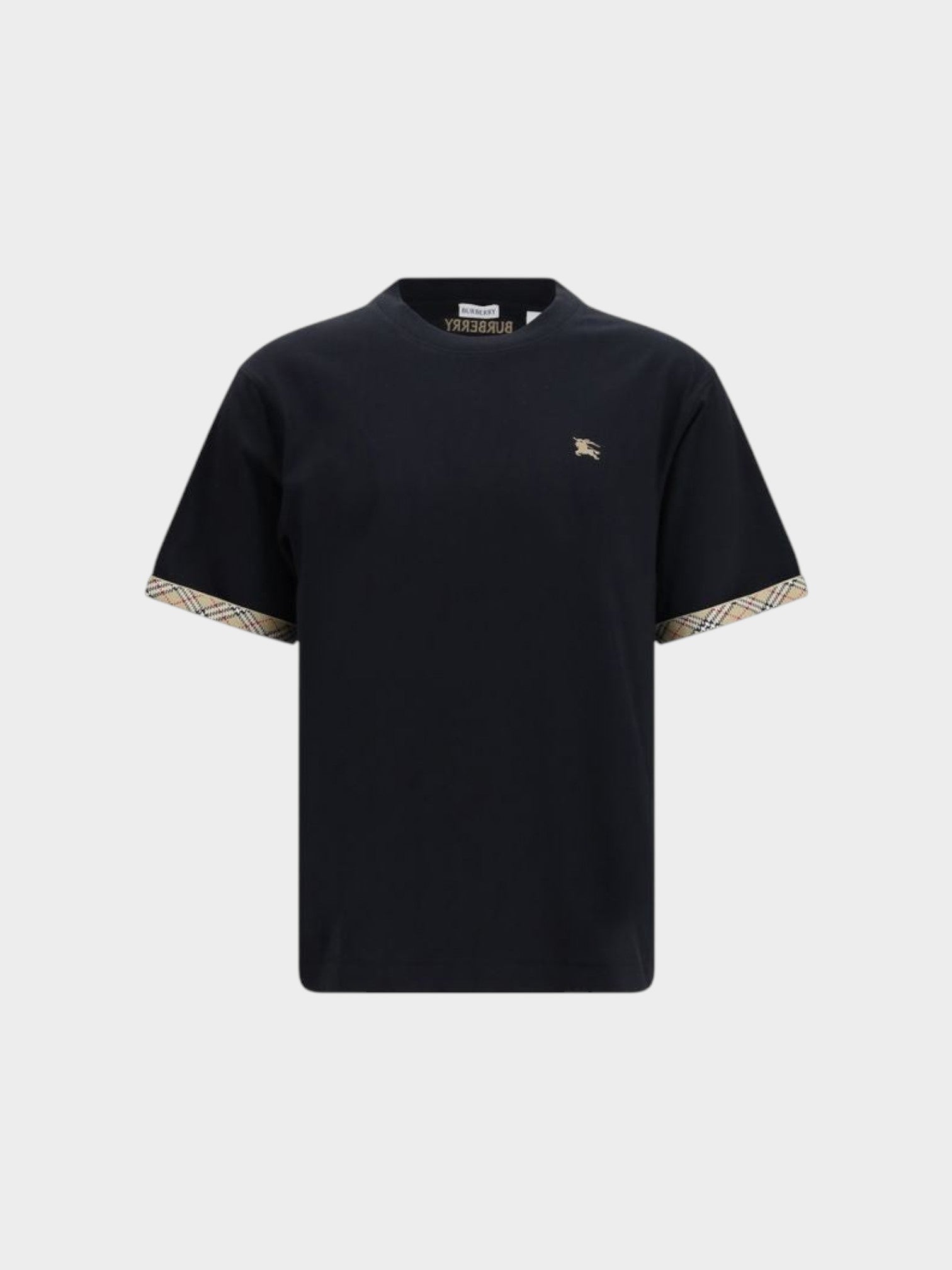 Burberry Black Cotton T-Shirt