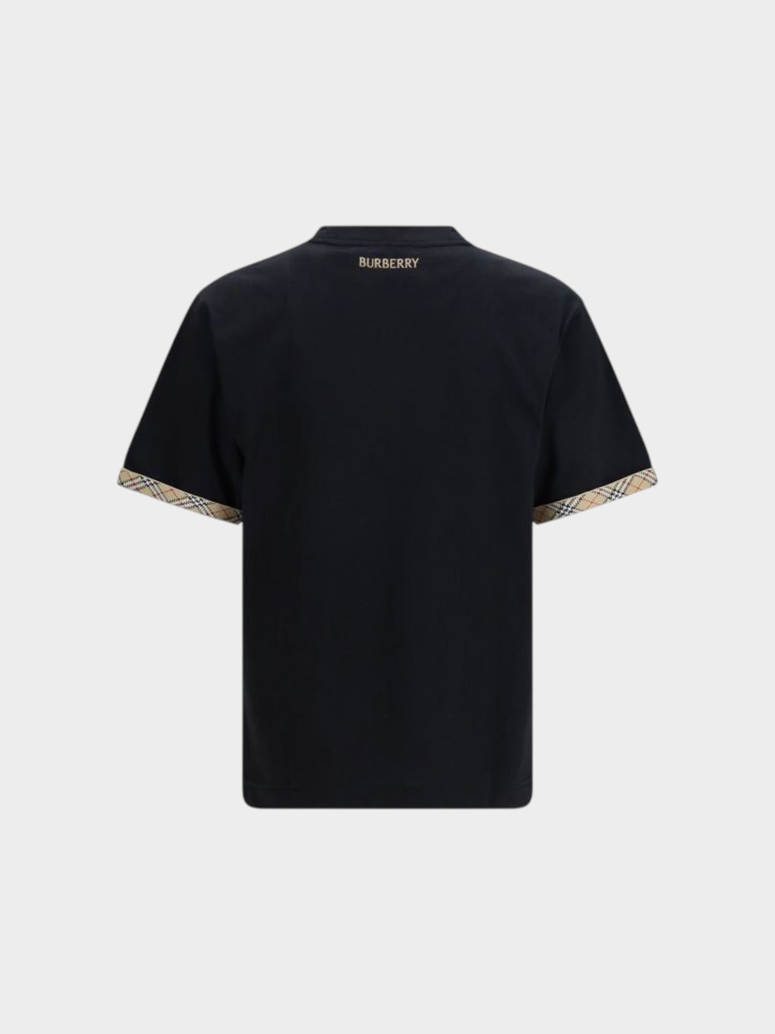 Burberry Black Cotton T-Shirt-thumbmail-2