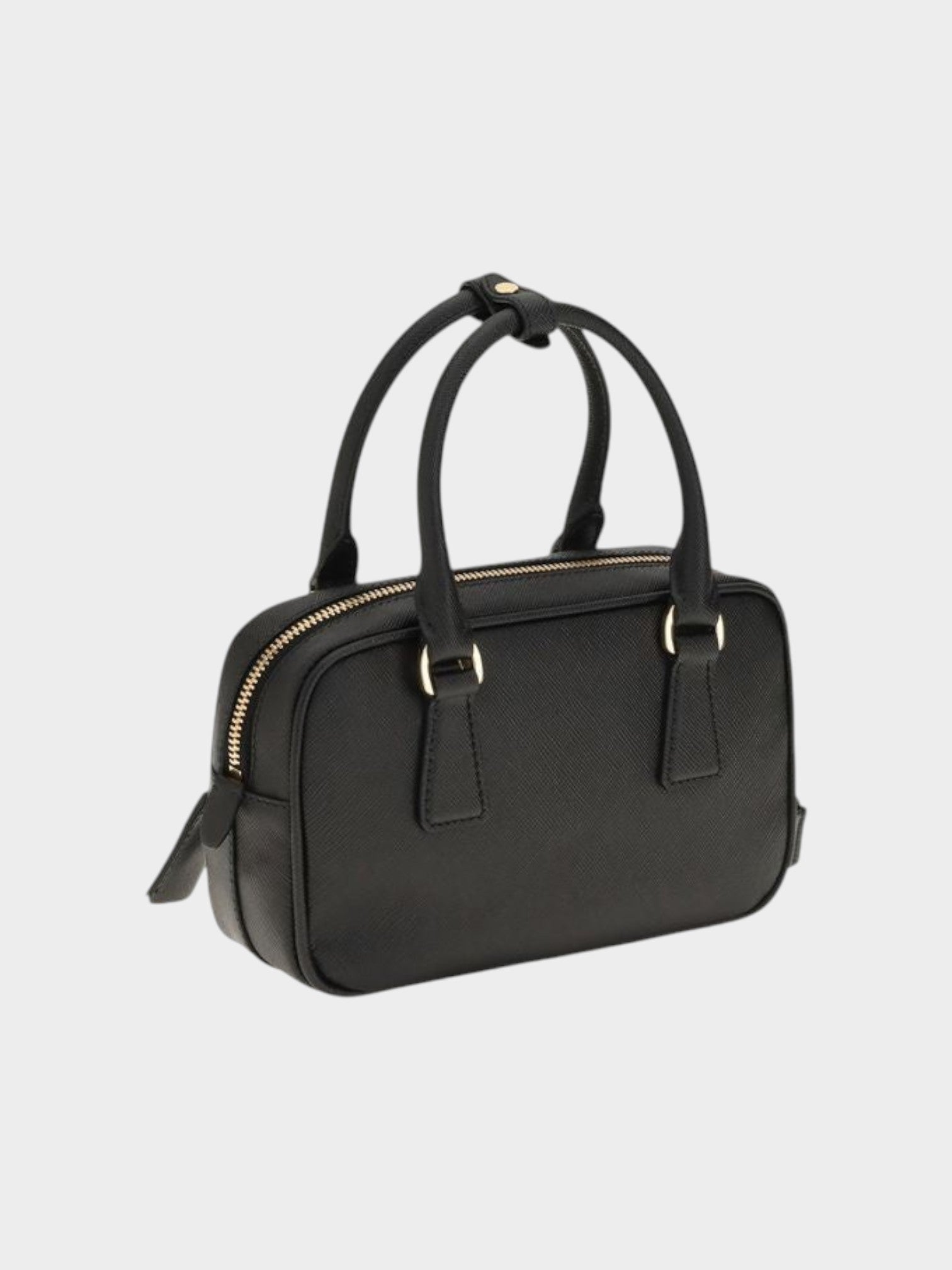 Prada Black Calf Leather Bos Taurus Shoulder Bag-thumbmail-3