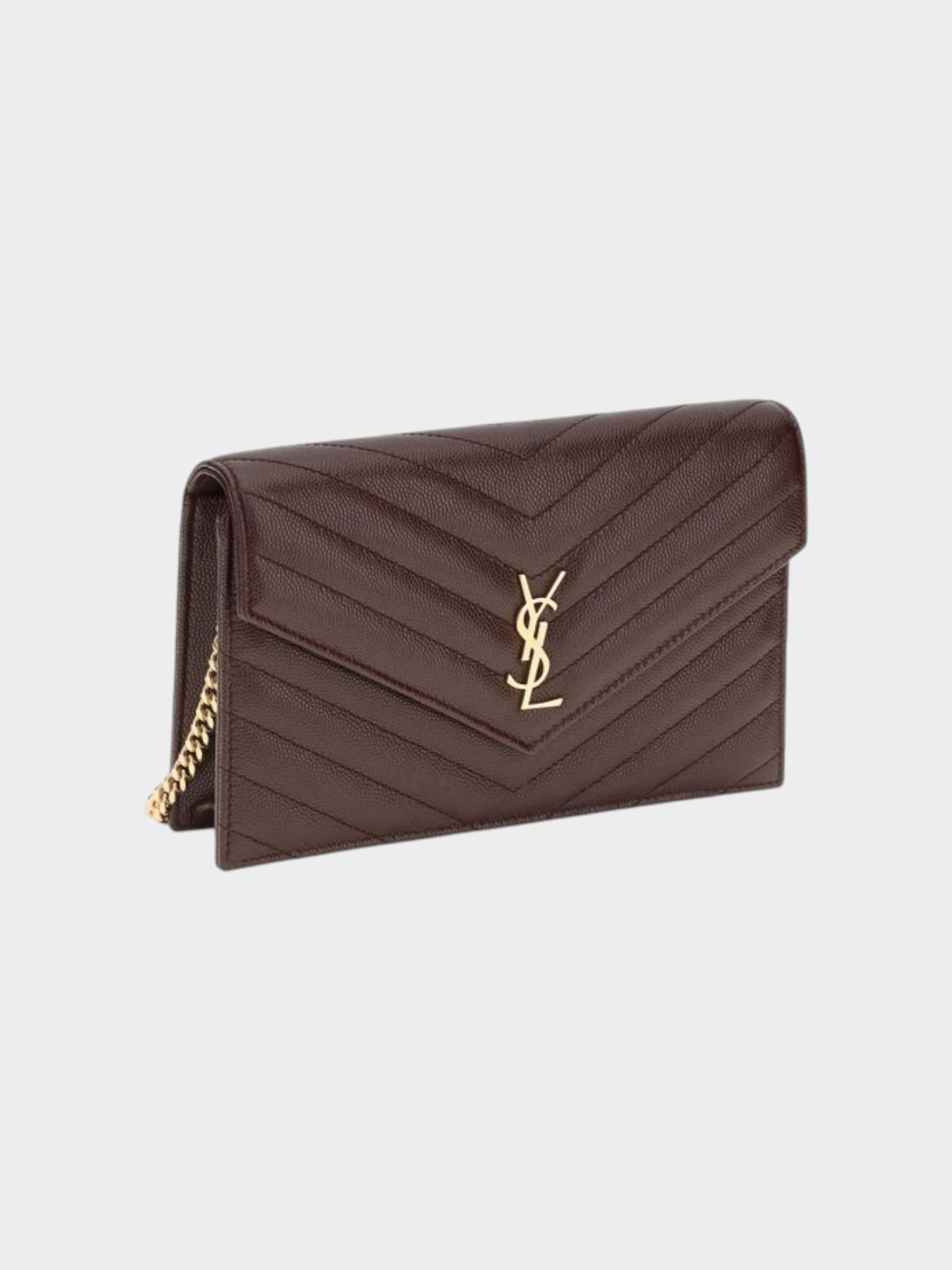 Saint Laurent Bordeaux Calf Leather Bos Taurus Wallet-thumbmail-2