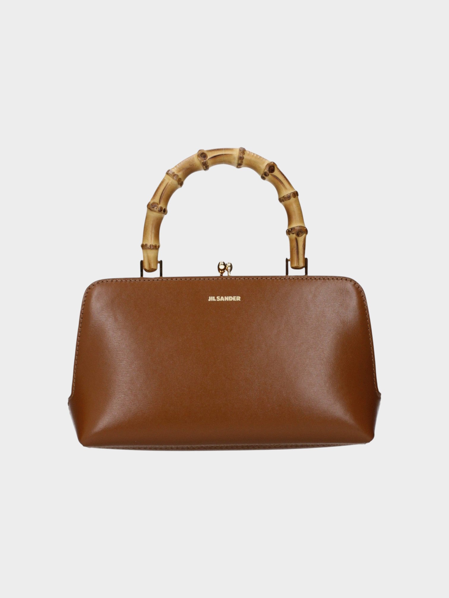 Jil Sander Brown Leather Handbag
