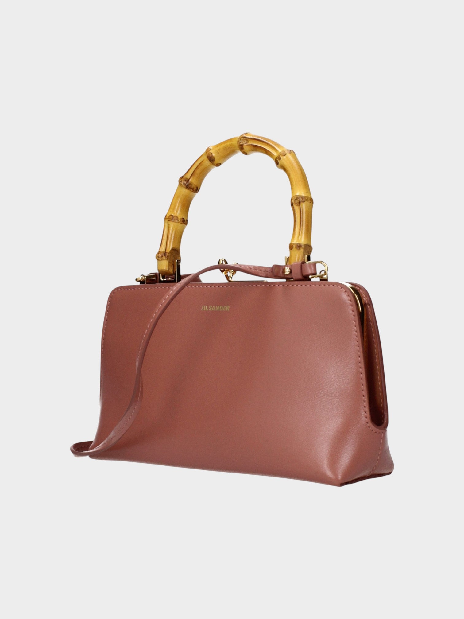 Jil Sander Pink Leather Handbag-thumbmail-2