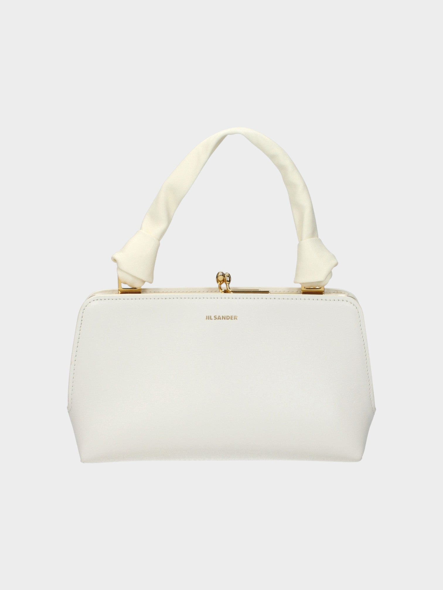 Jil Sander White Leather Handbag