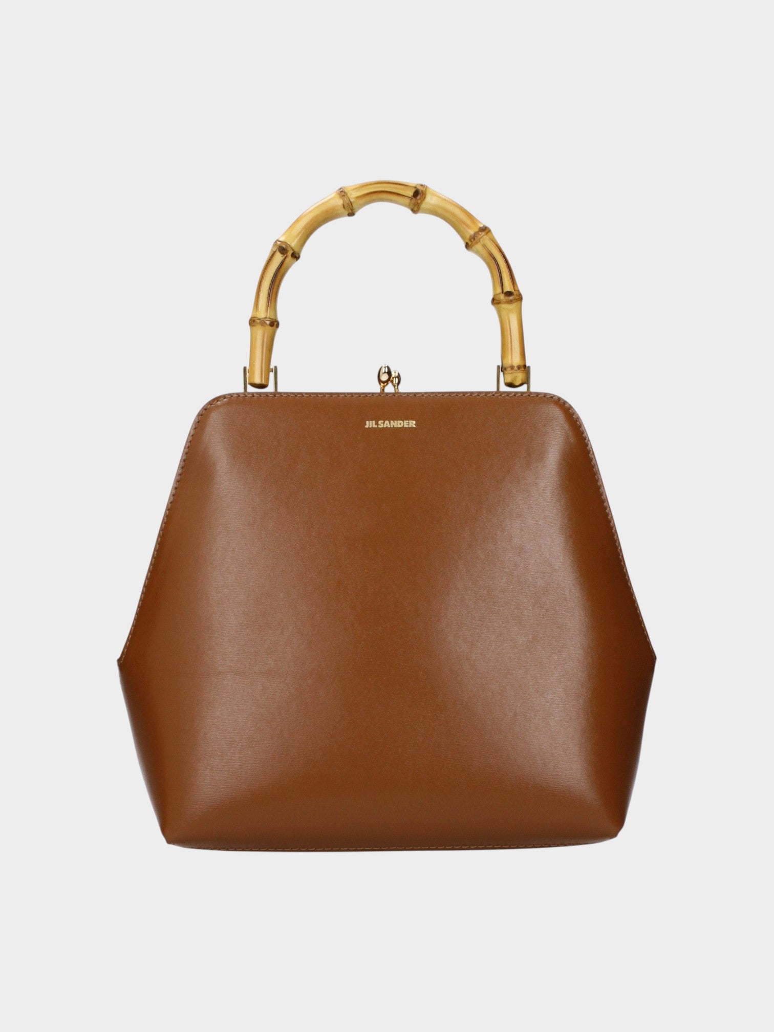 Jil Sander Brown Leather Handbag