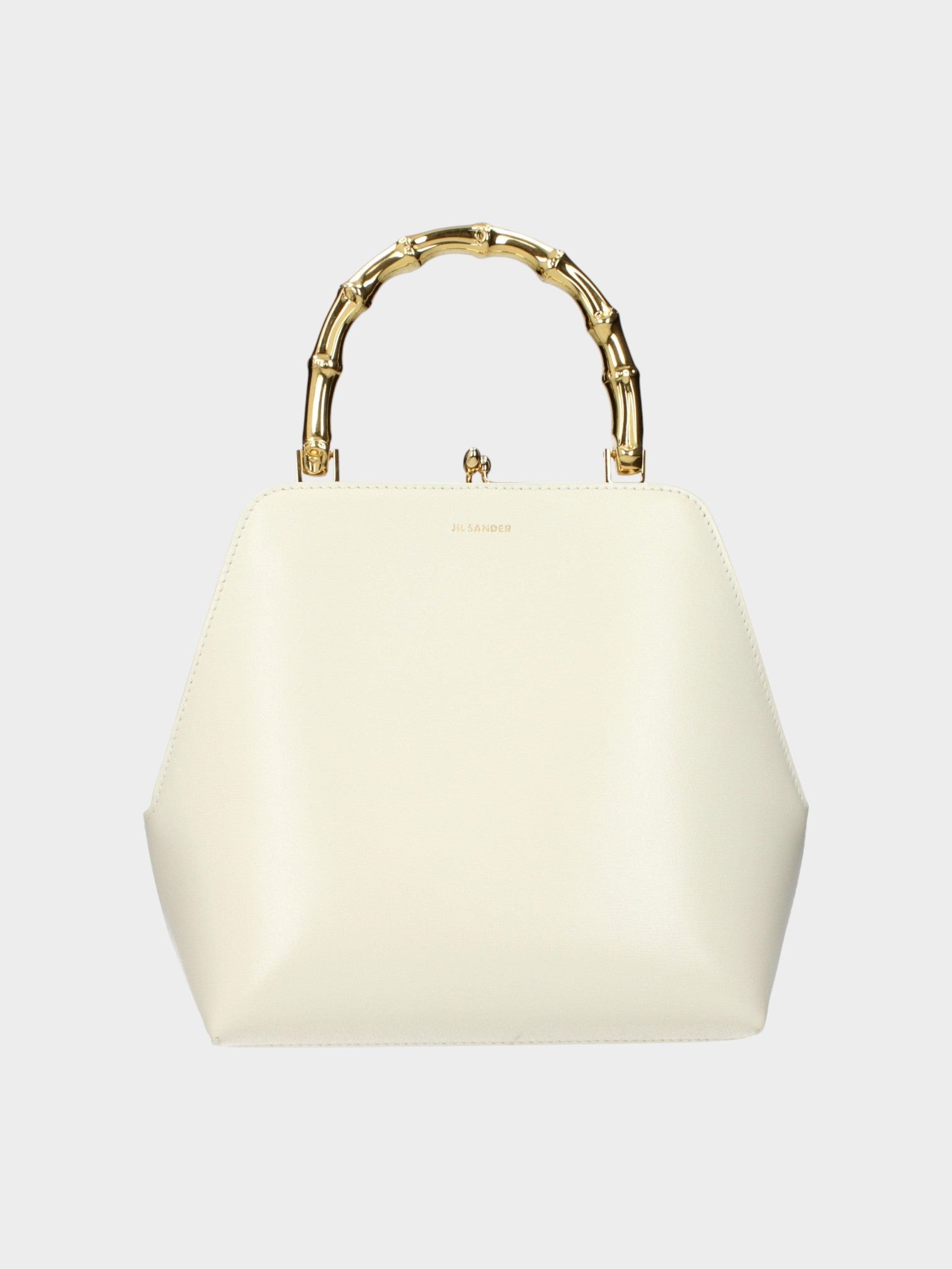 Jil Sander Beige Leather Handbag