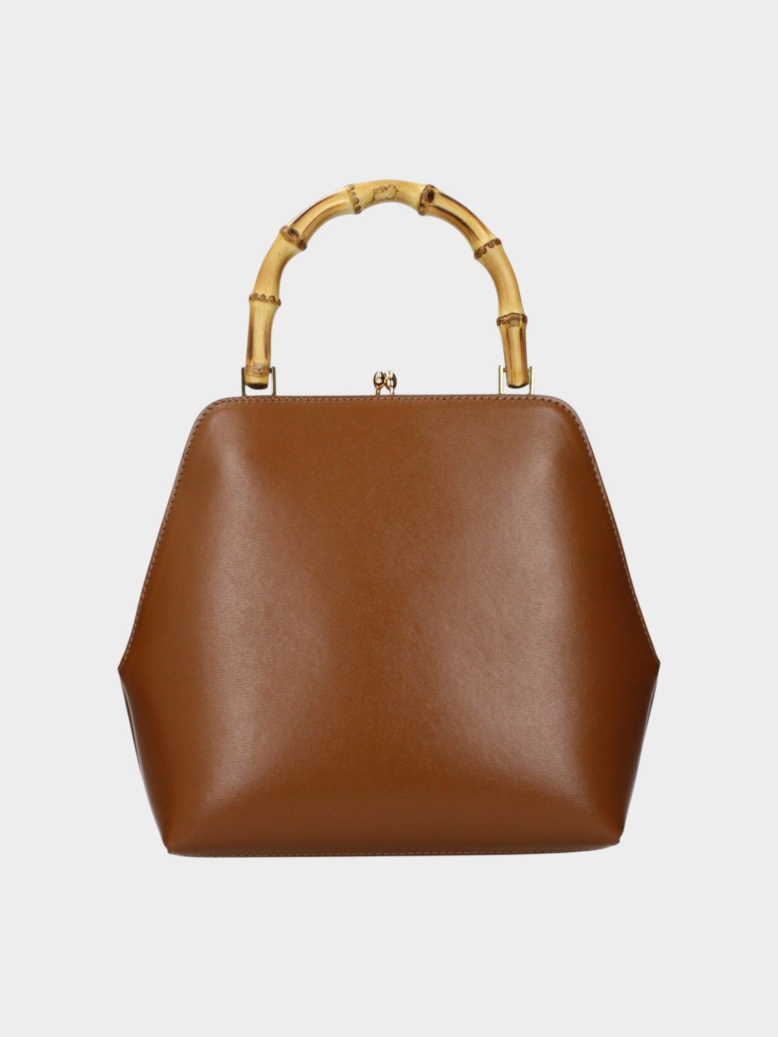 Jil Sander Brown Leather Handbag-thumbmail-3
